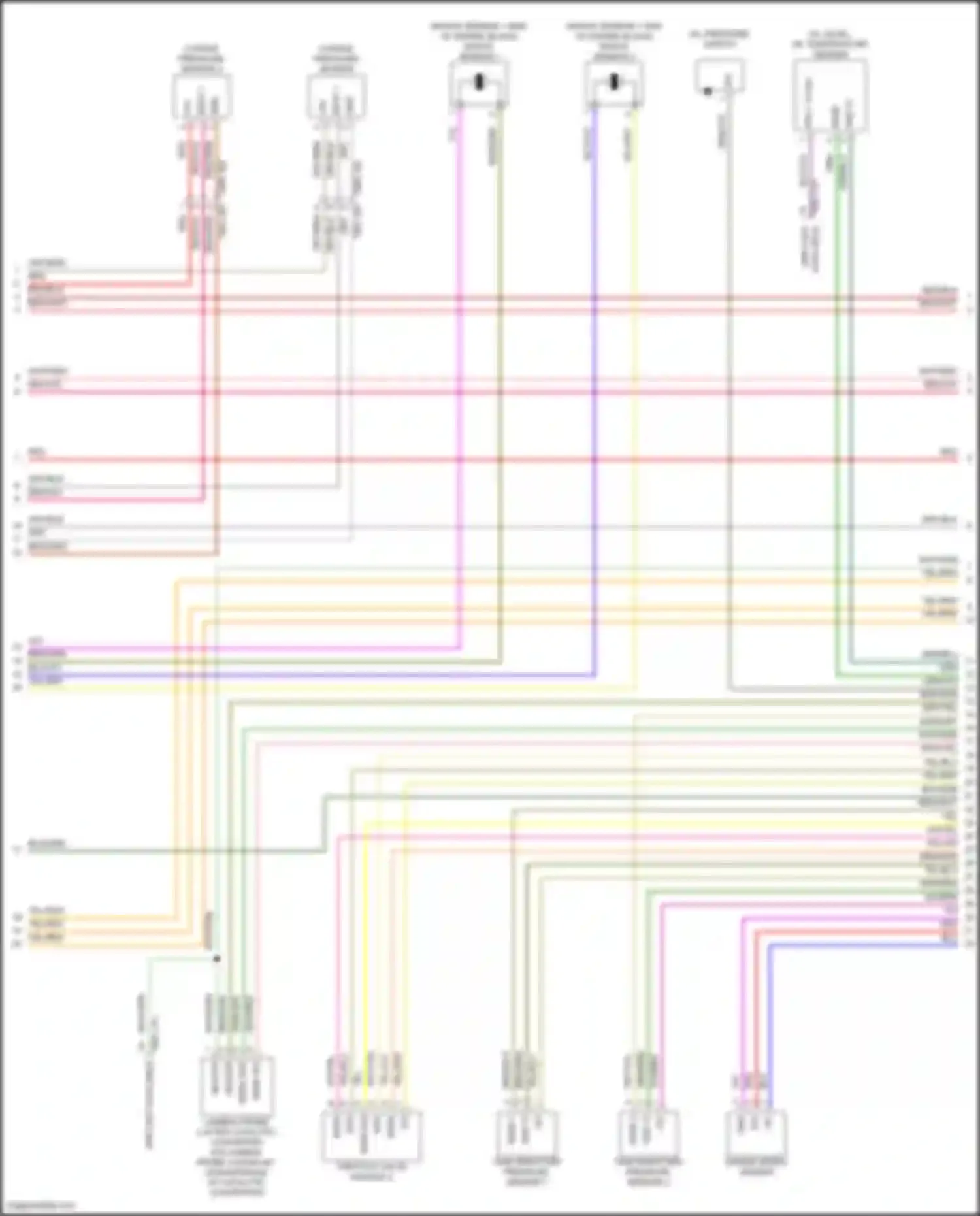 Panamera Porsche 972 (2023-2024): Wiring diagram engine performance 2.9l turbo (3 of 12)