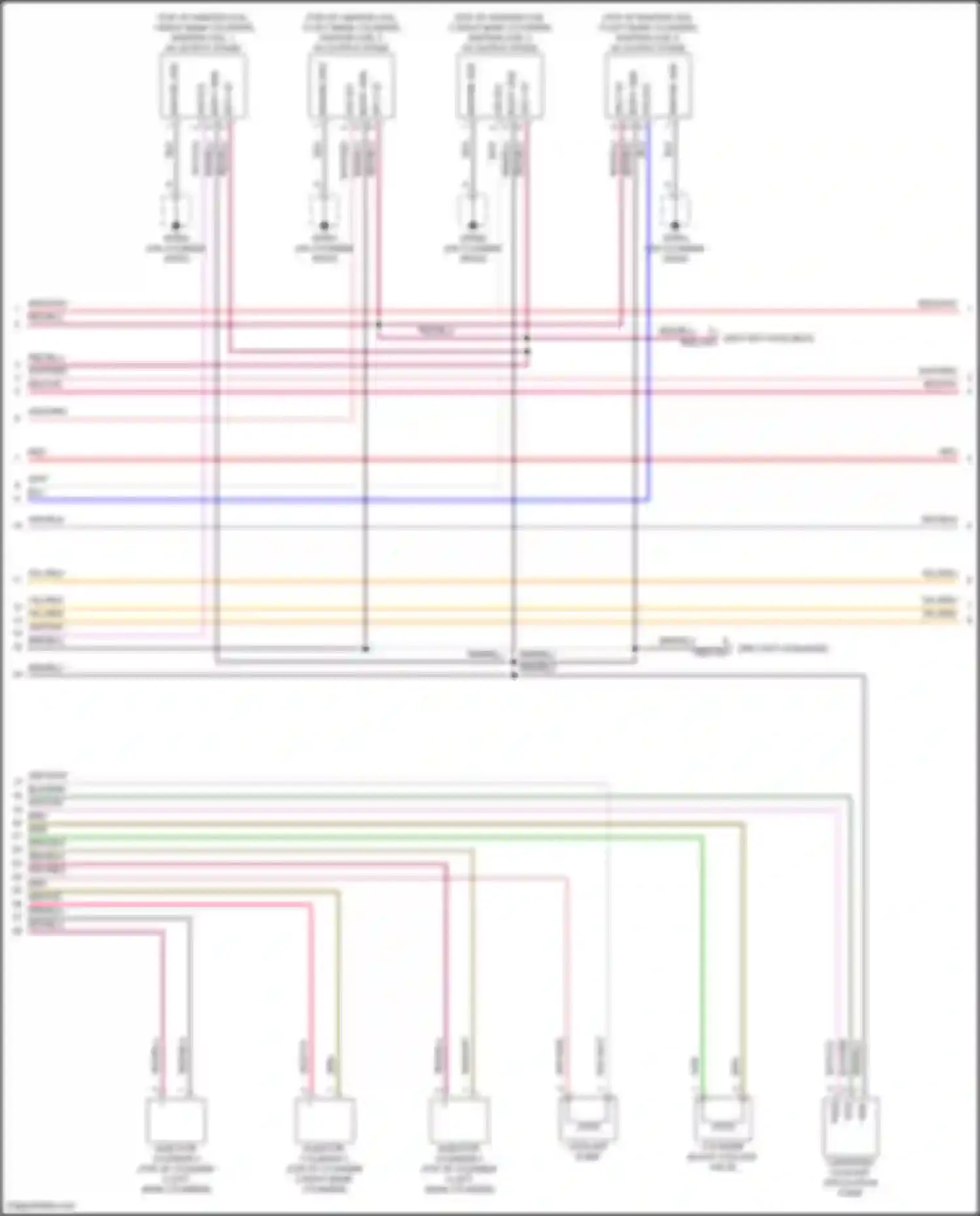Panamera Porsche 972 (2023-2024): Wiring diagram engine performance 2.9l turbo (5 of 12)