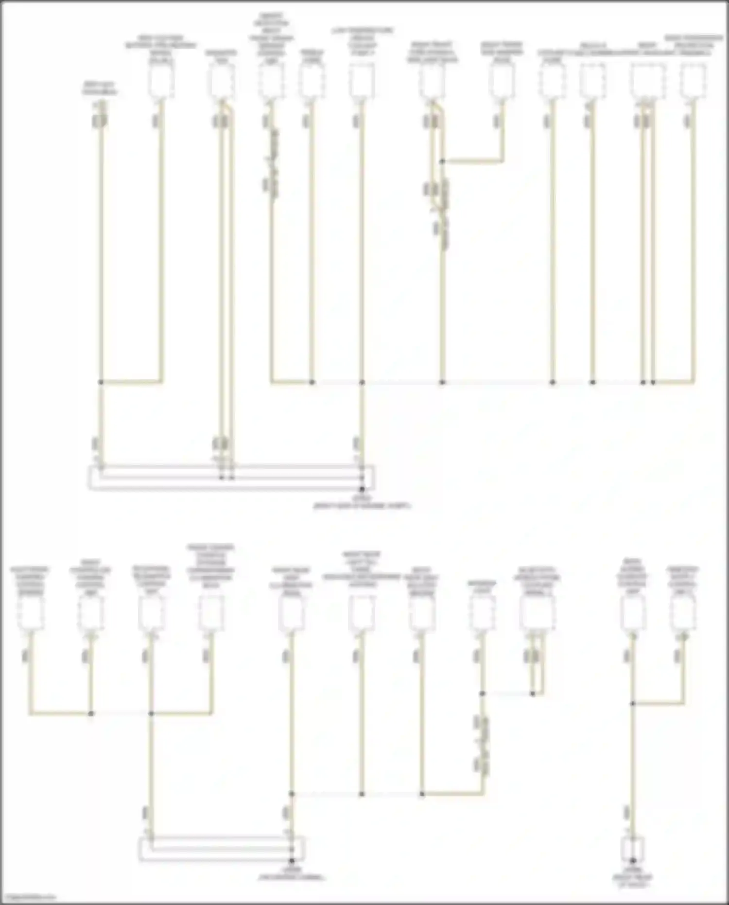 Panamera Porsche 972 (2023-2024): Ground distribution circuit (3 of 8)