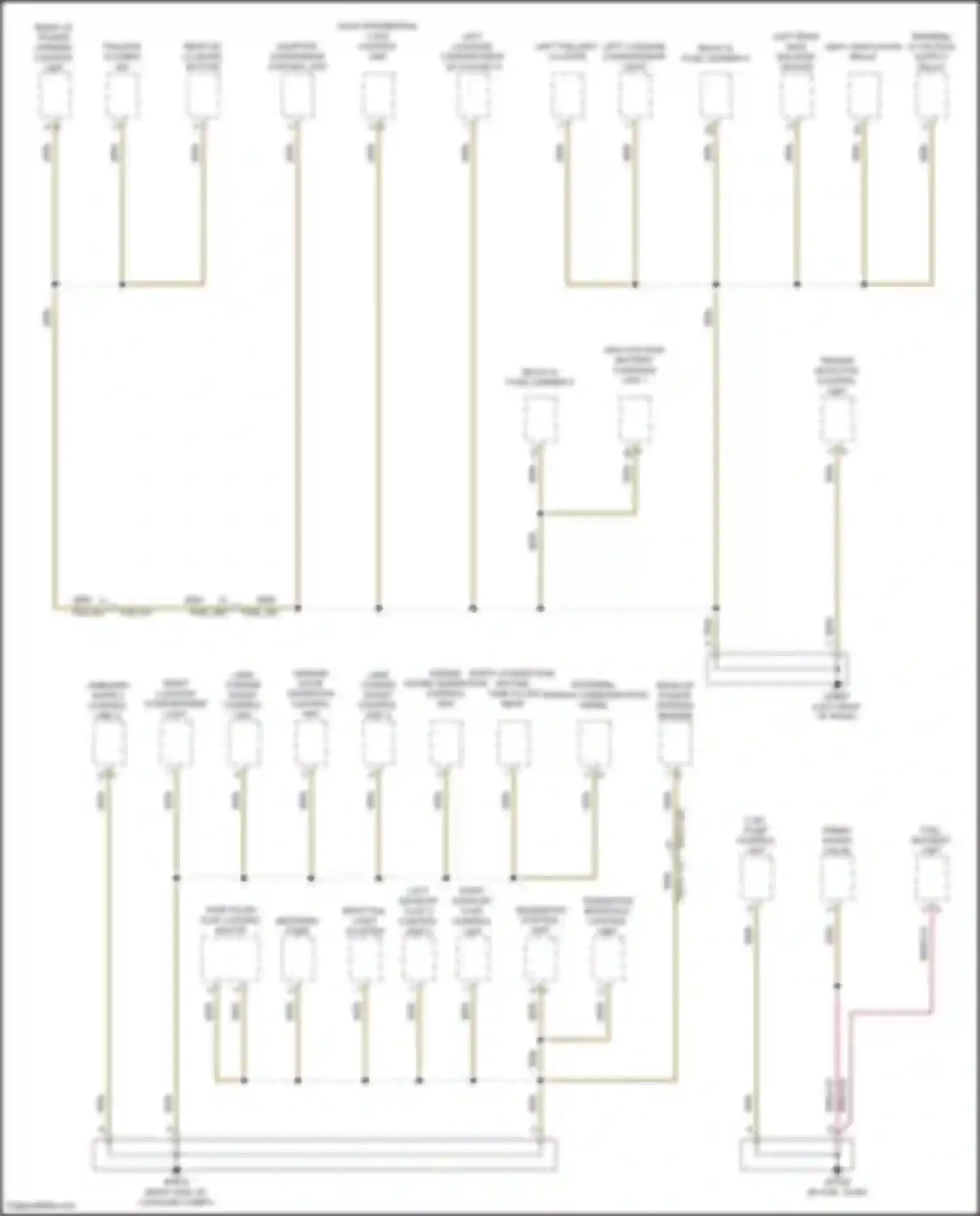 Panamera Porsche 972 (2023-2024): Ground distribution circuit (6 of 8)