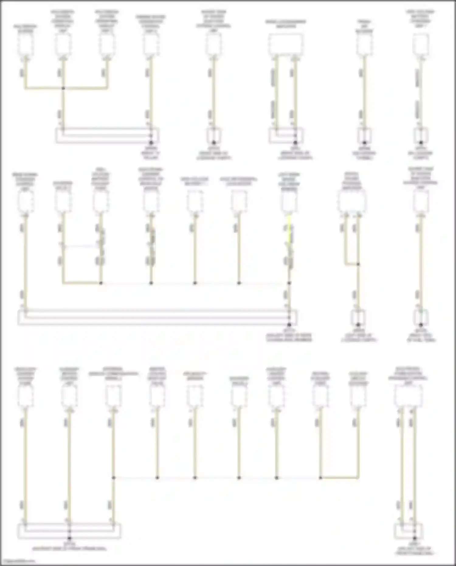 Panamera Porsche 972 (2023-2024): Ground distribution circuit (7 of 8)