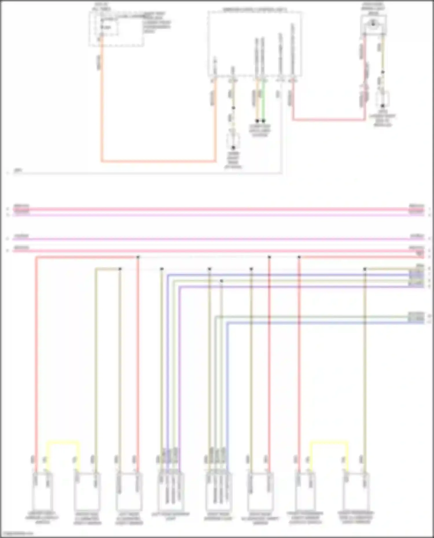Panamera Porsche 972 (2023-2024): Interior lights circuit (3 of 7)