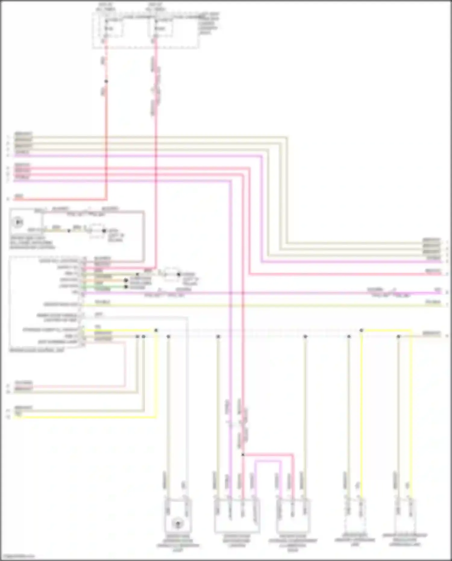 Panamera Porsche 972 (2023-2024): Interior lights circuit (5 of 7)