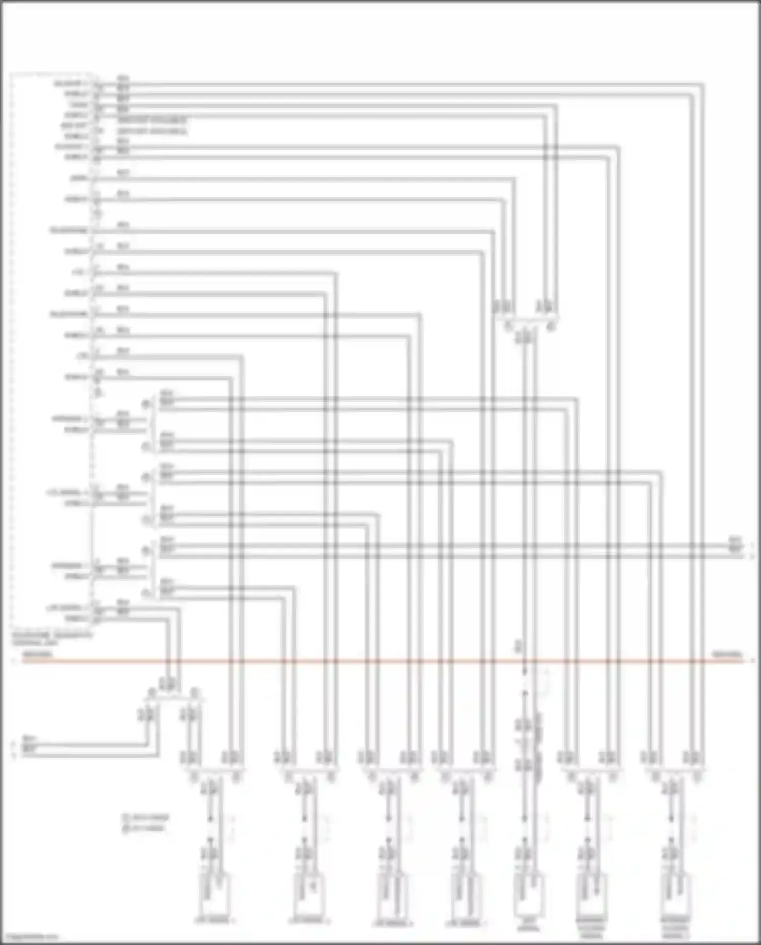 Panamera Porsche 972 (2023-2024): Telematics circuit (2 of 3)