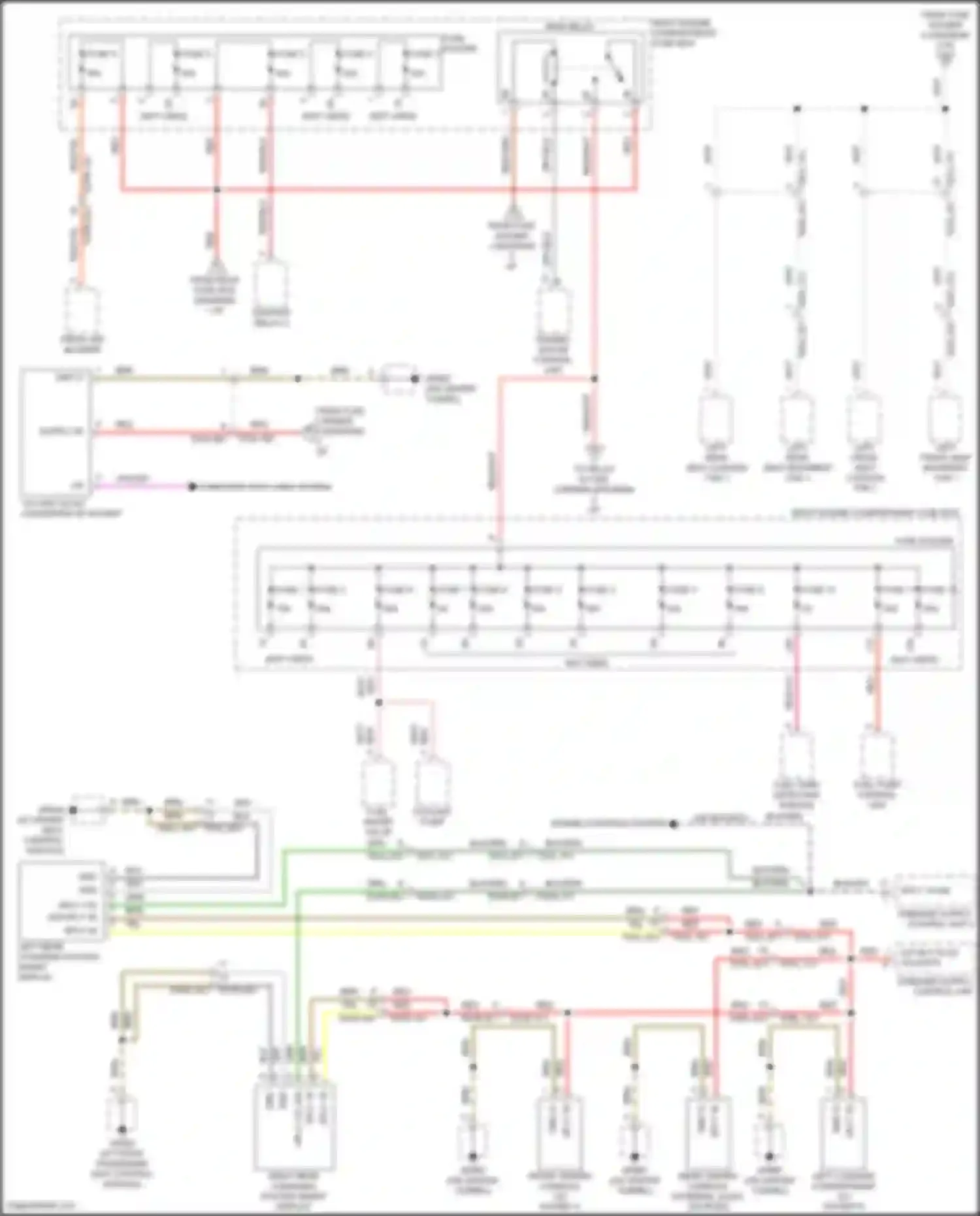 Panamera Porsche 972 (2023-2024): Power distribution circuit (4 of 8)