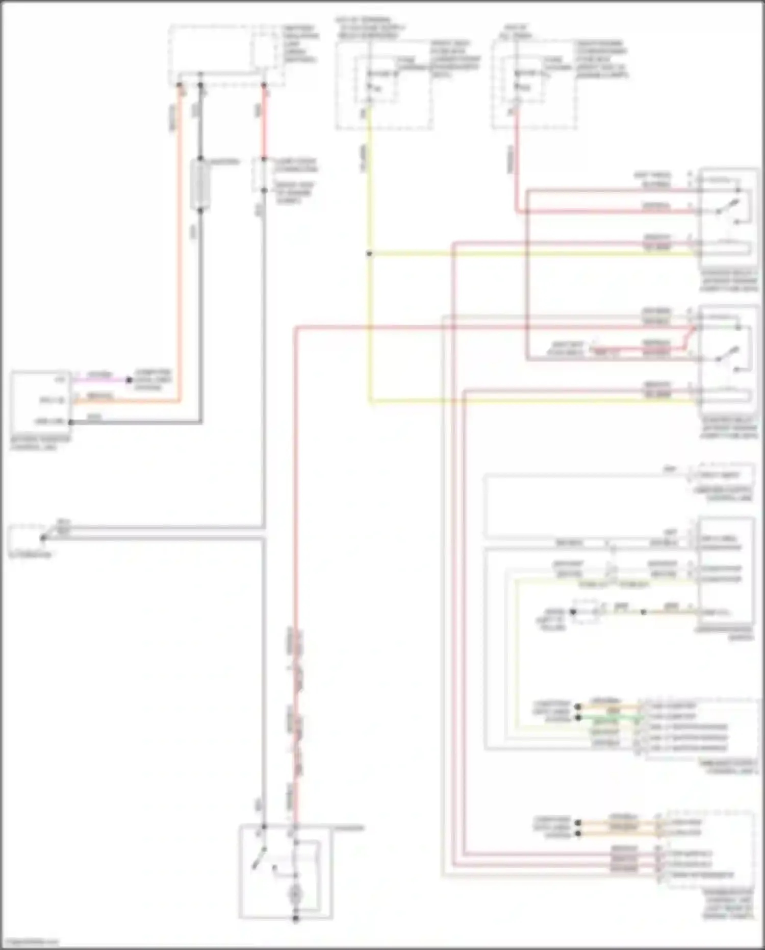 Panamera Porsche 972 (2023-2024): Starting circuit