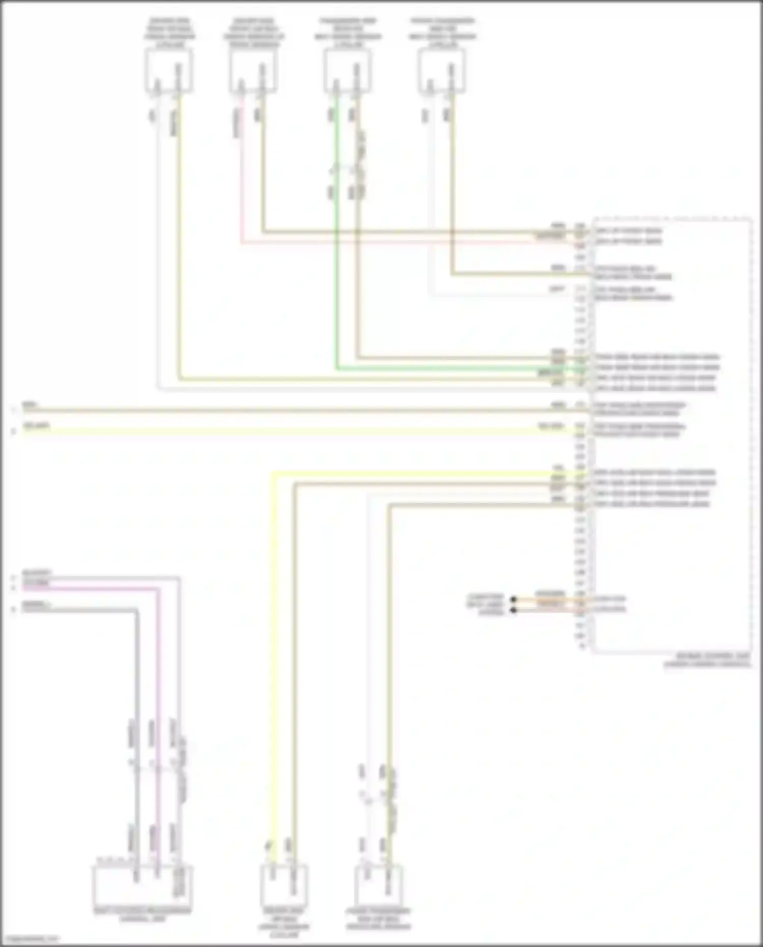 Panamera Porsche 972 (2023-2024): Supplemental restraints circuit (6 of 6)