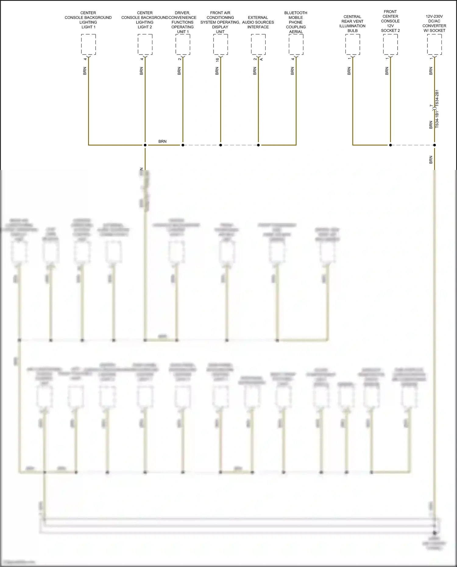 Porsche Panamera 972 (2023-2024) android operating system control unit wiring diagram  (1 of 2)
