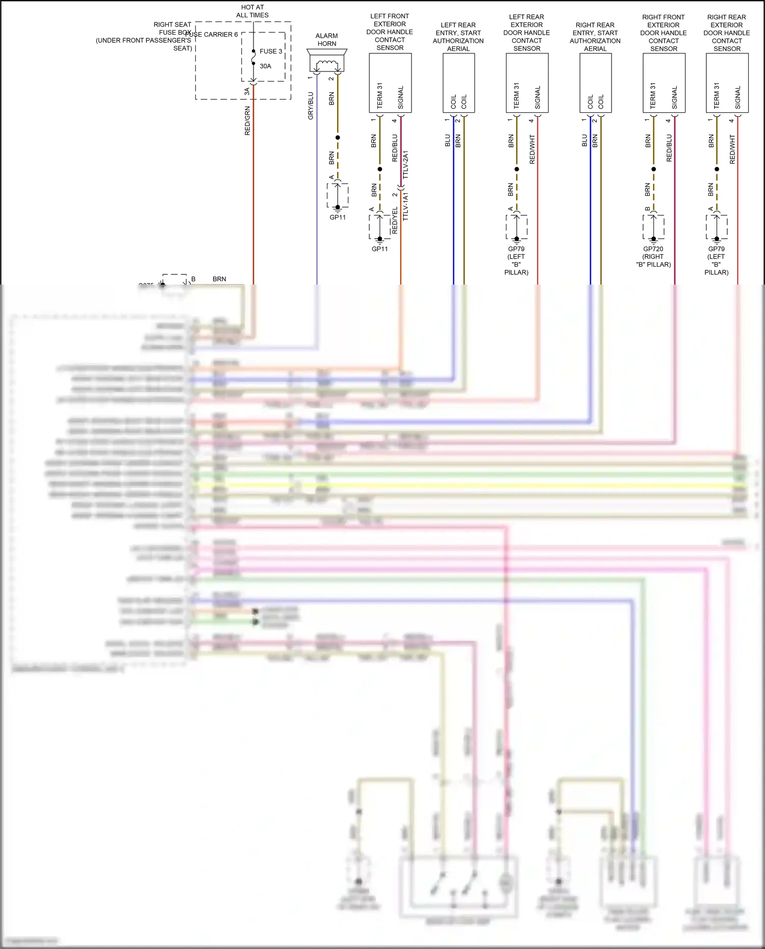 Porsche Panamera 972 (2023-2024) computer data lines system wiring diagram  (1 of 89)
