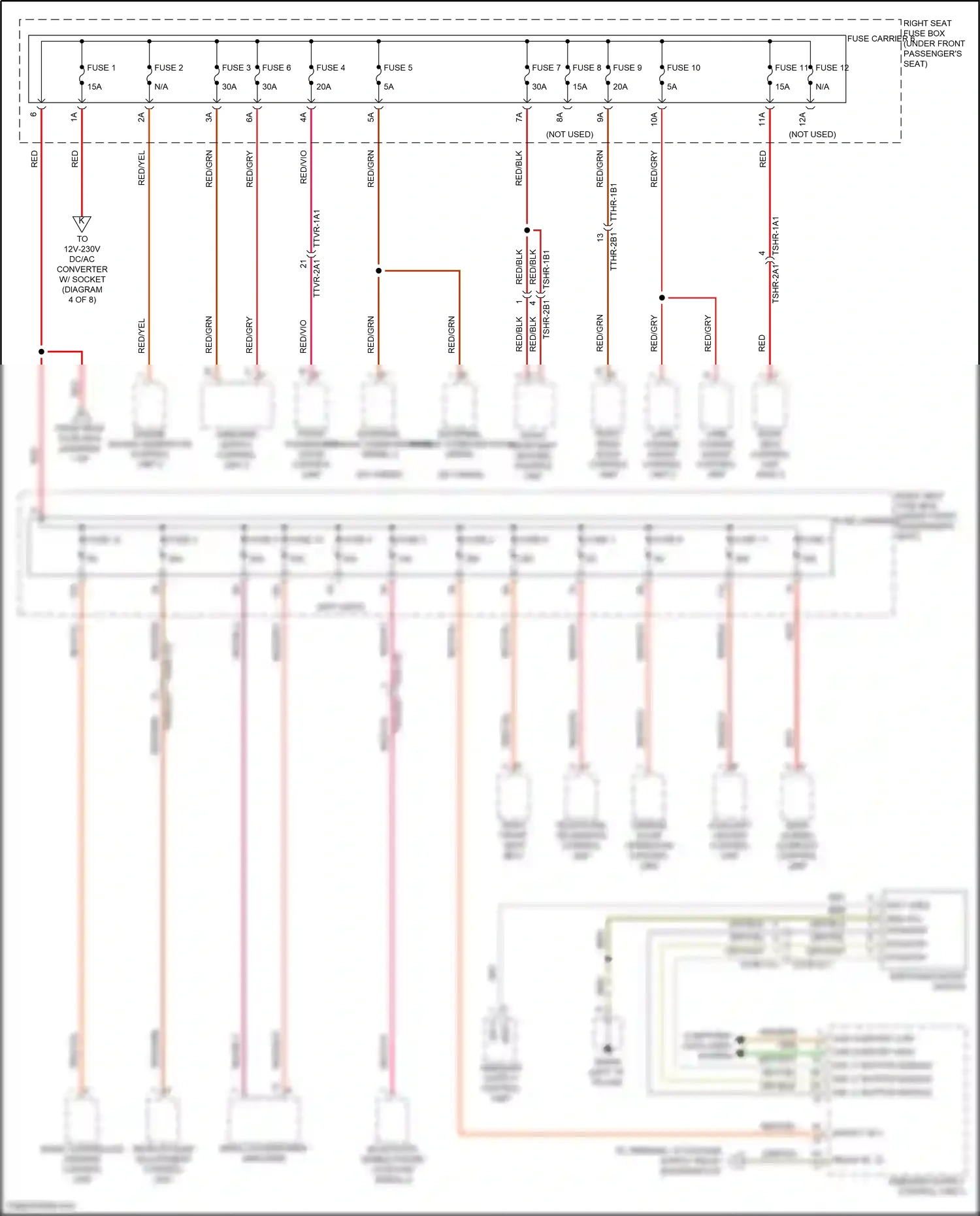 Porsche Panamera 972 (2023-2024) computer data lines system wiring diagram  (83 of 89)