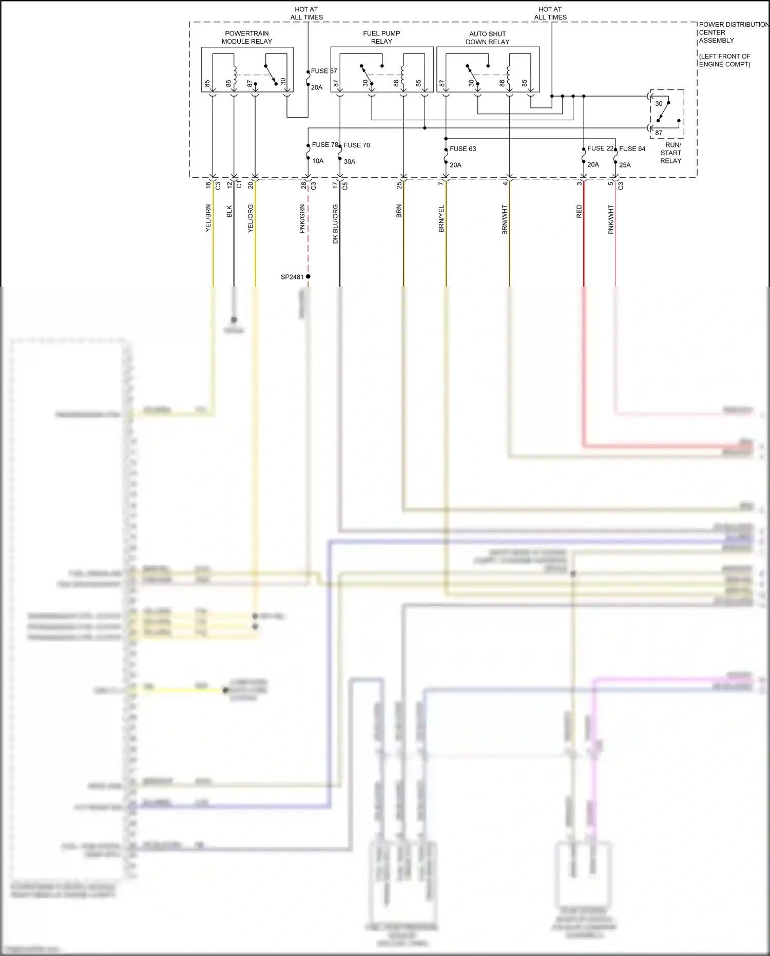 RAM 1500 IV (2011-2024) a/c press sig wiring diagram  (10 of 11)