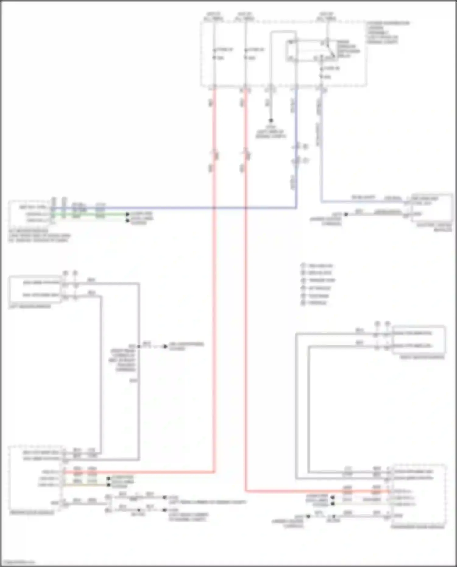 Wiring diagram a/c heater module for RAM 1500 IV (2011-2024)