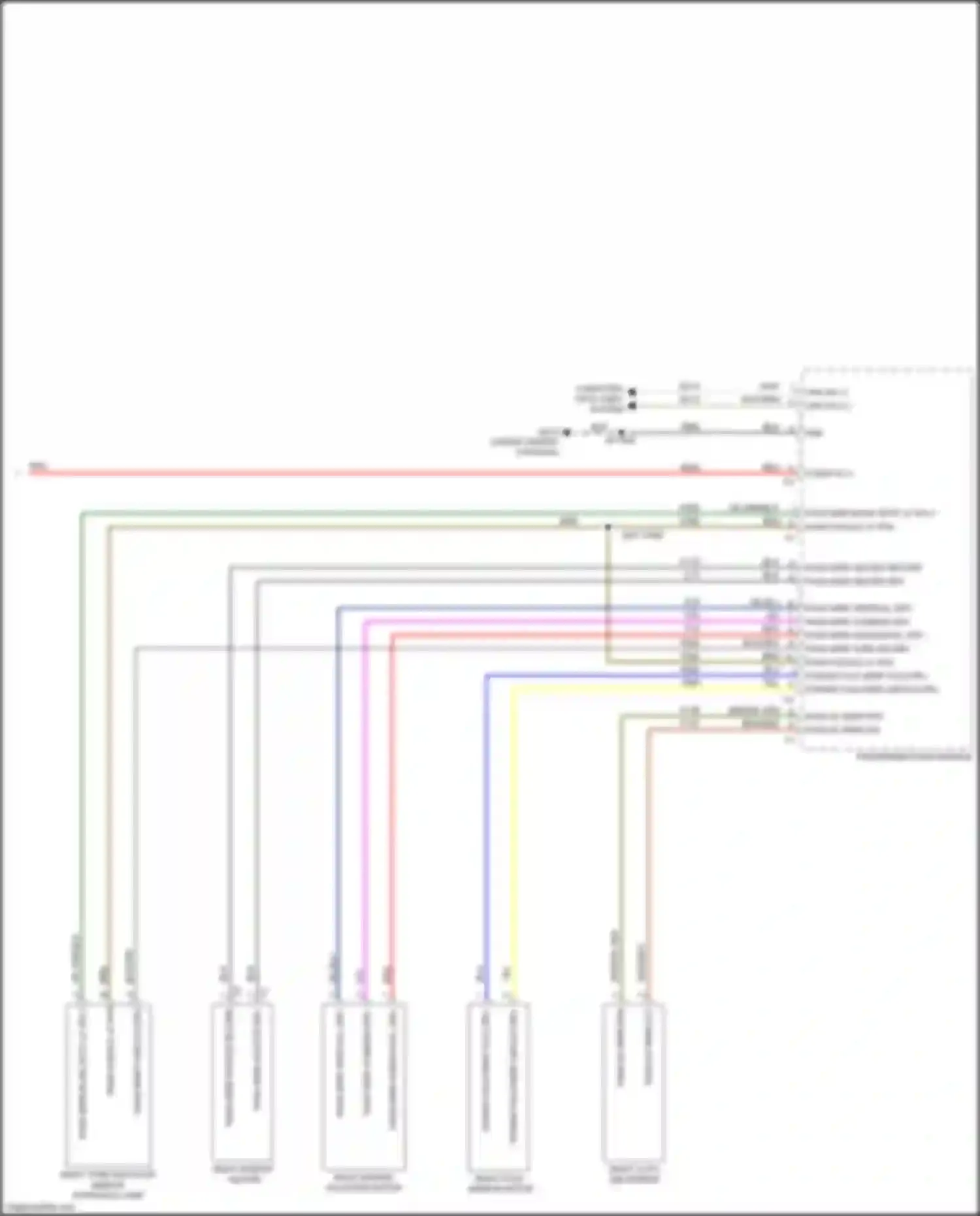 Wiring diagram pass mirr heater drv for RAM 1500 IV (2011-2024)