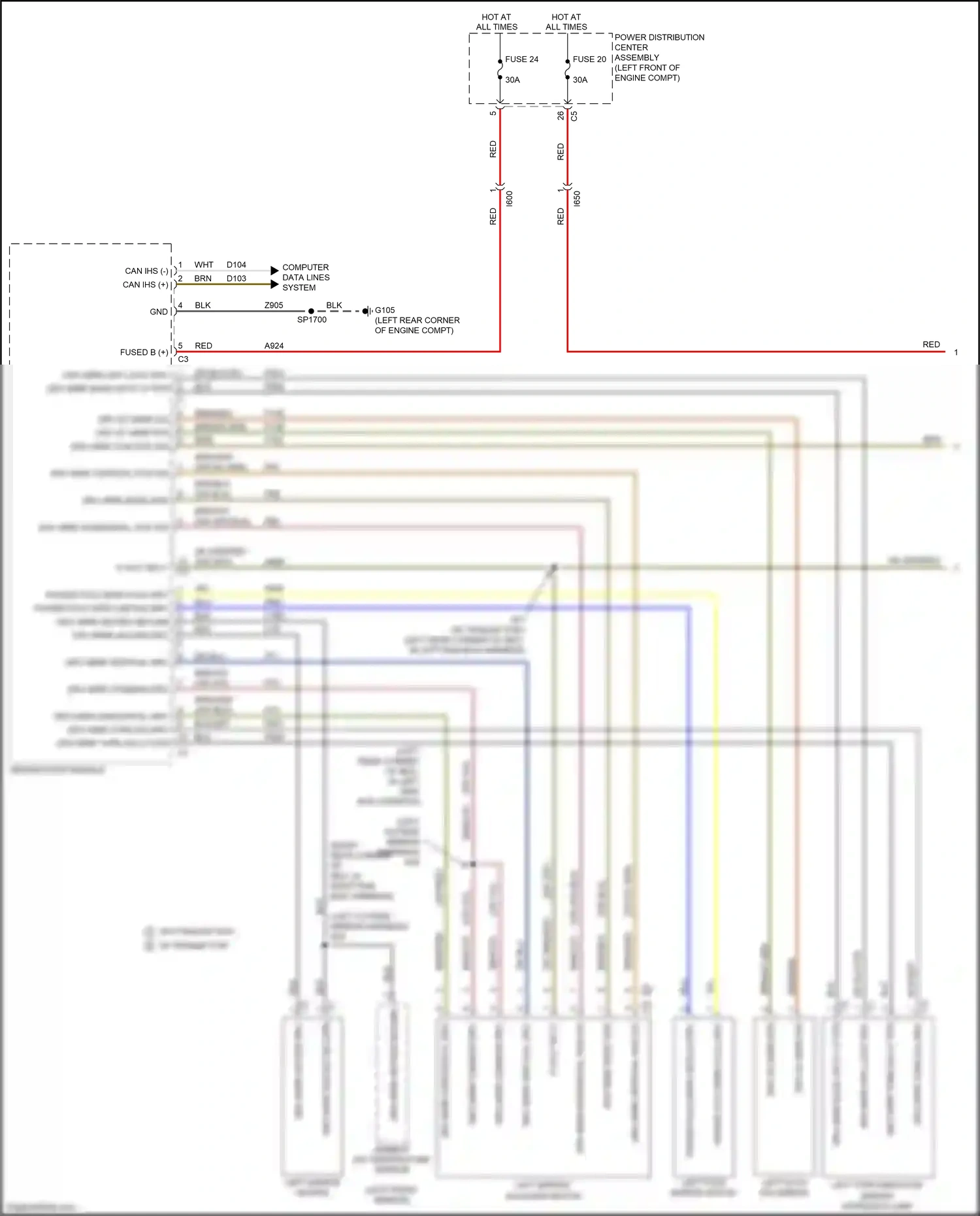 RAM 1500 IV (2011-2024) computer data lines system wiring diagram  (19 of 105)
