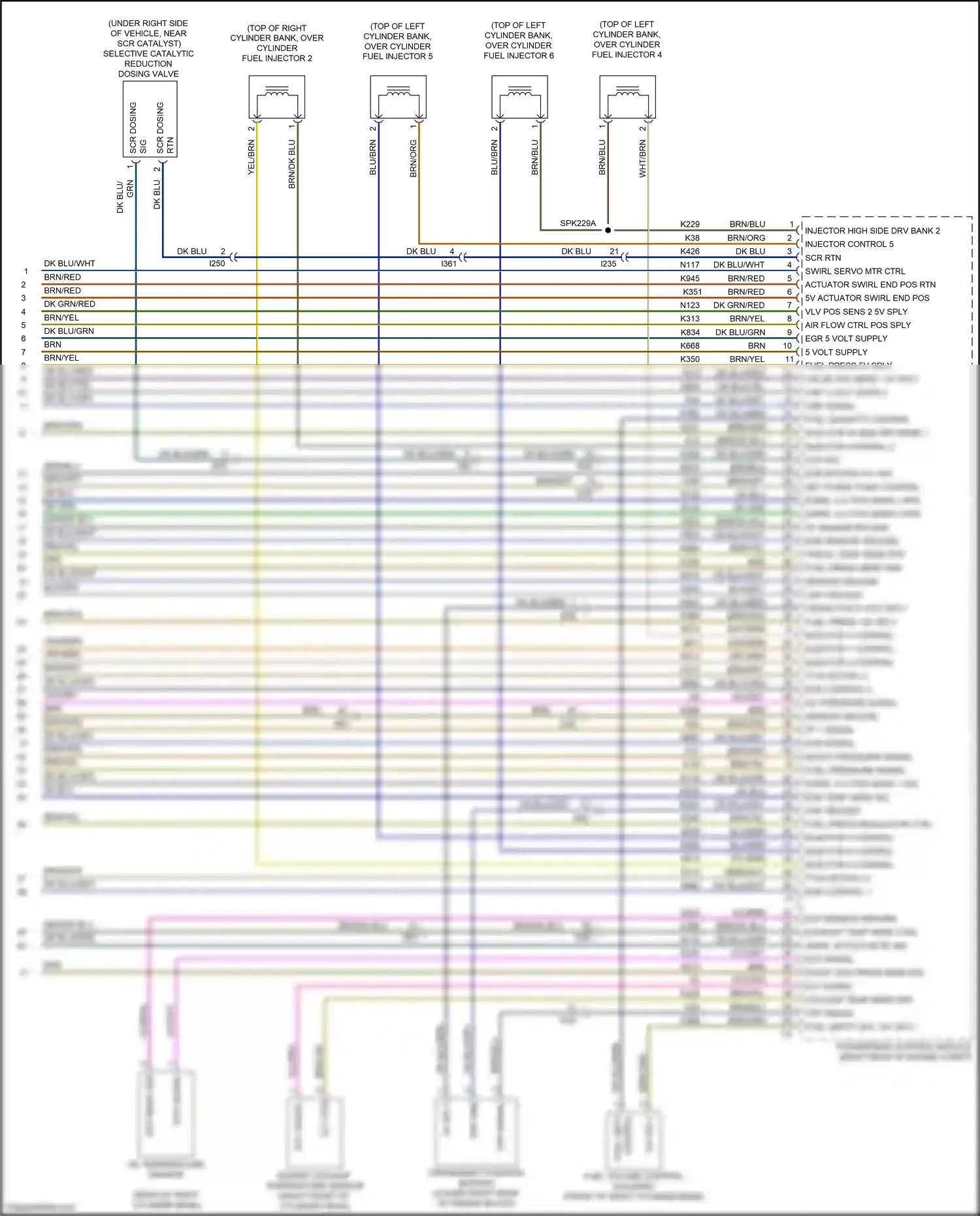 RAM 1500 IV (2011-2024) control wiring diagram  (1 of 1)