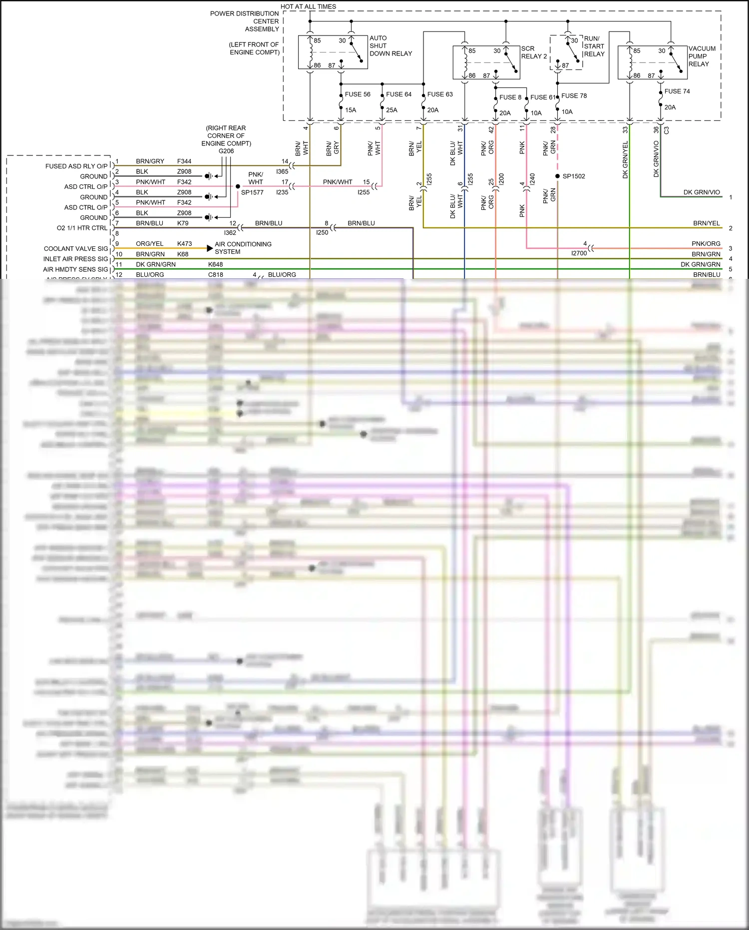 RAM 1500 IV (2011-2024) crankcase sensor wiring diagram  (1 of 1)