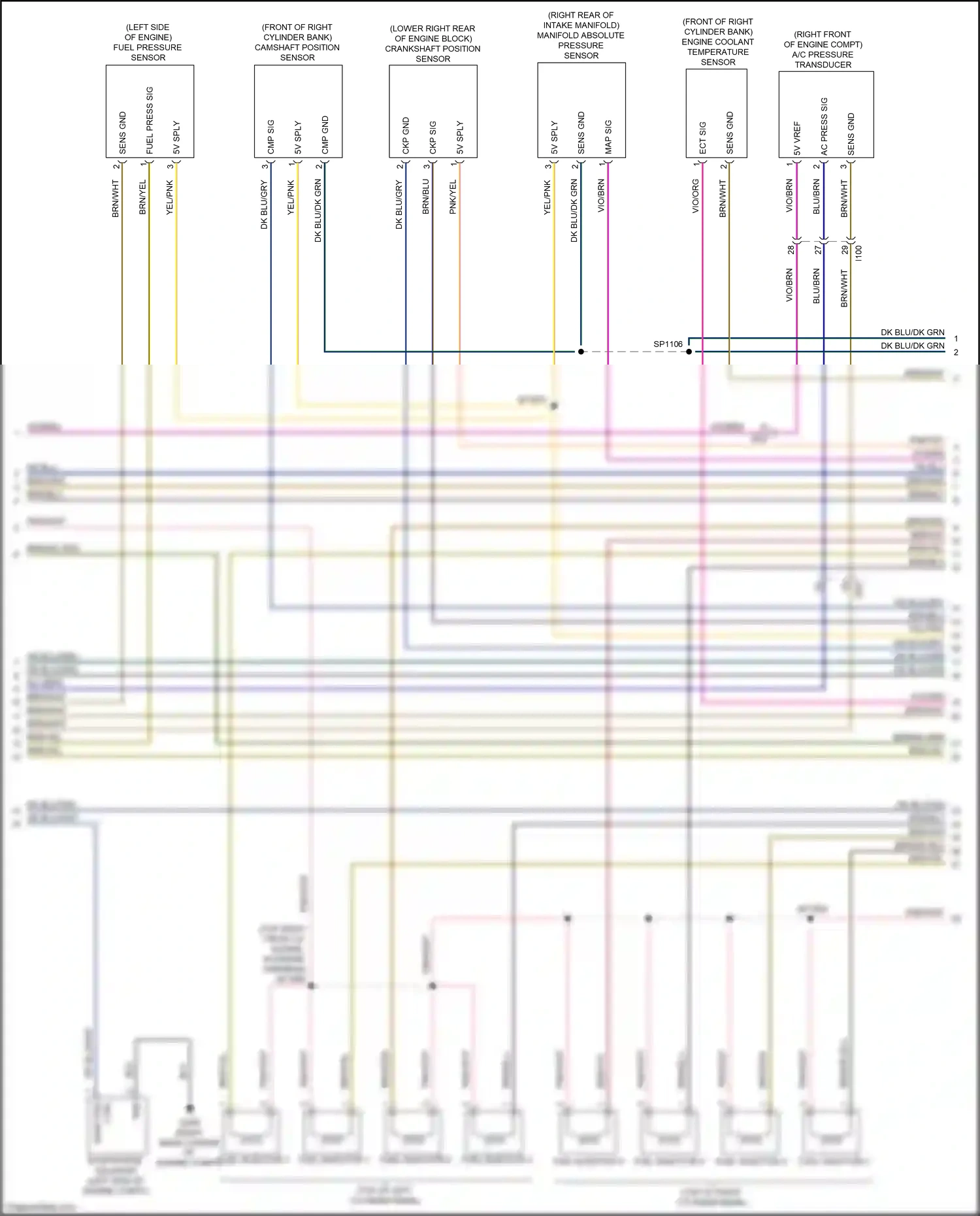RAM 1500 IV (2011-2024) crankshaft position sensor wiring diagram  (3 of 3)