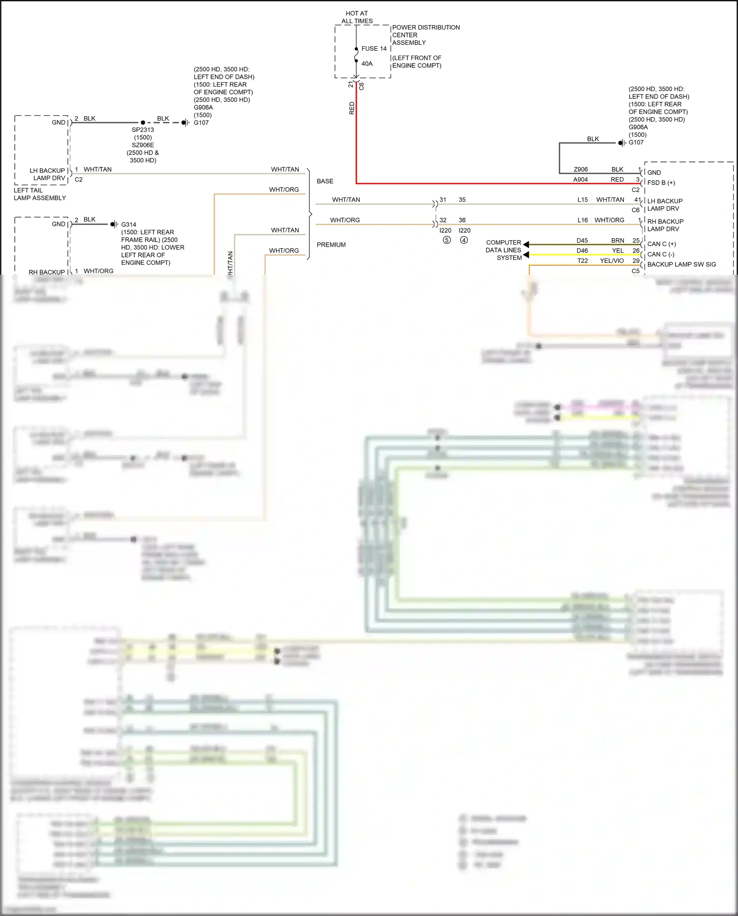 RAM 1500 IV (2011-2024) dk grn/yel wiring diagram  (1 of 35)