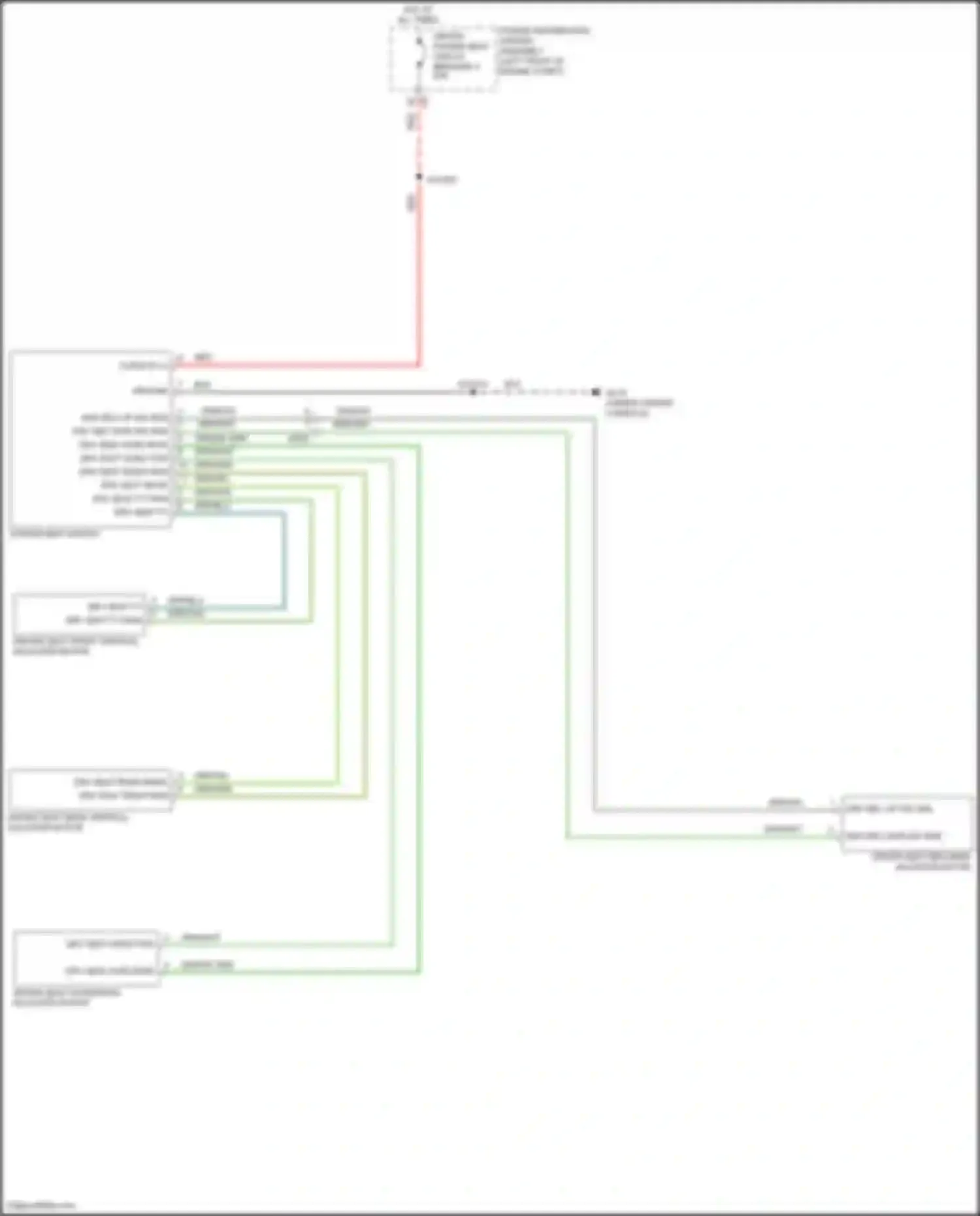 Wiring diagram driver power seat circuit breaker 2 for RAM 1500 IV (2011-2024) (1 of 4)