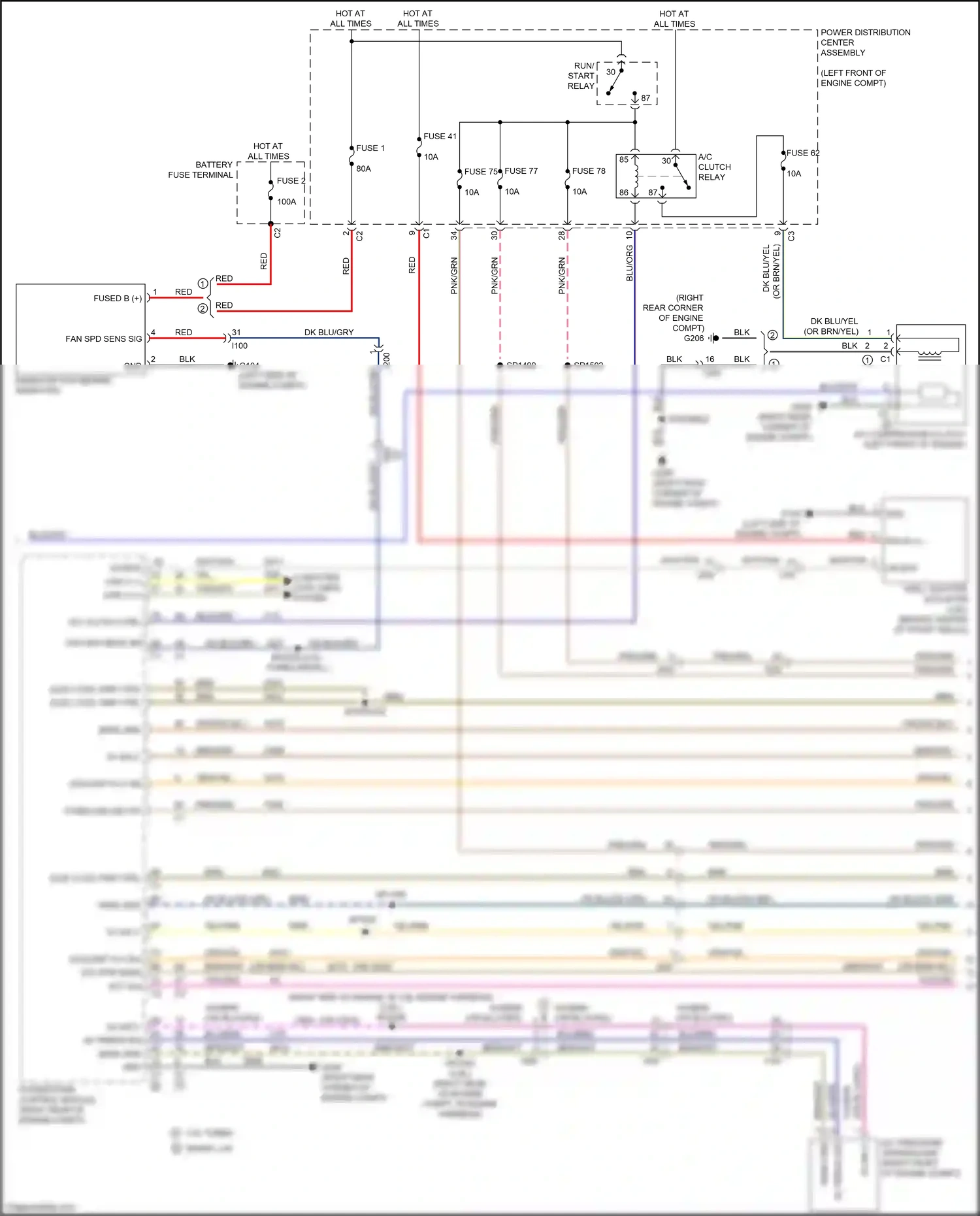 RAM 1500 IV (2011-2024) elec cool pmp ctrl wiring diagram  (1 of 8)
