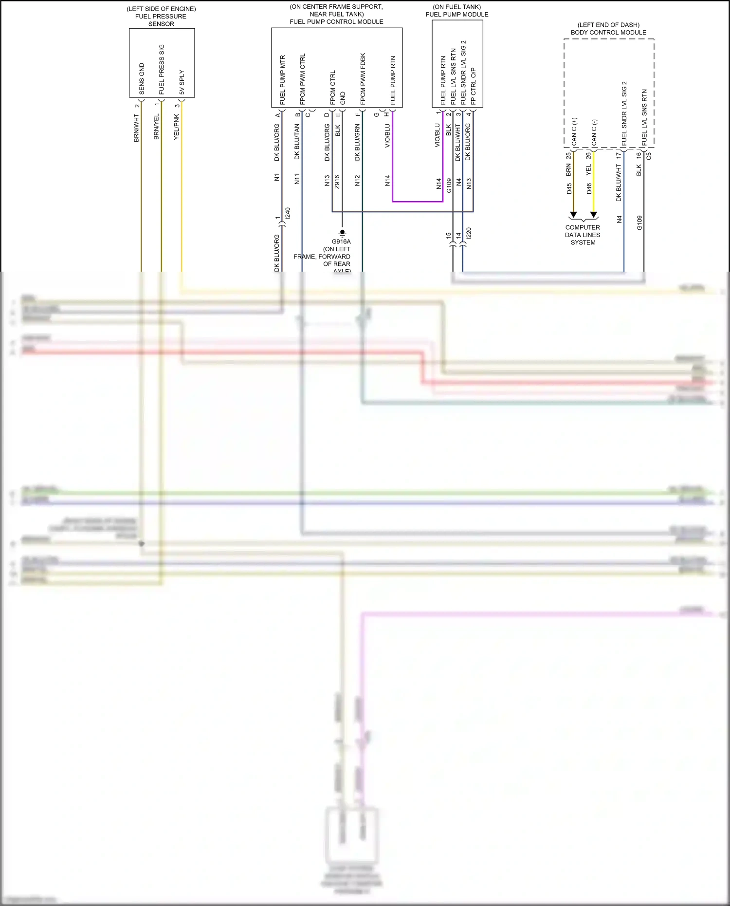 RAM 1500 IV (2011-2024) fpcm pwm ctrl wiring diagram  (1 of 4)