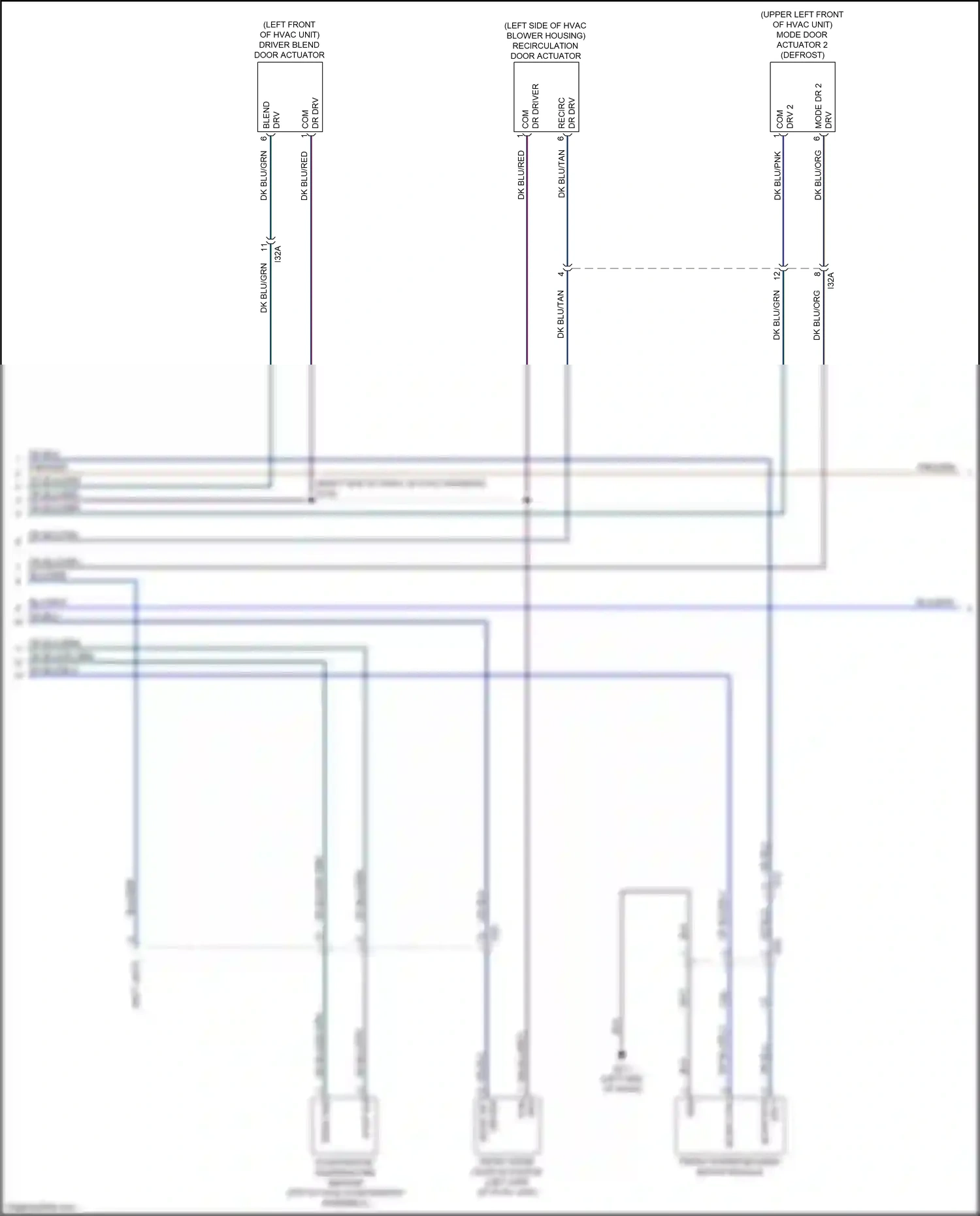 RAM 1500 IV (2011-2024) front power blower motor module wiring diagram  (6 of 7)