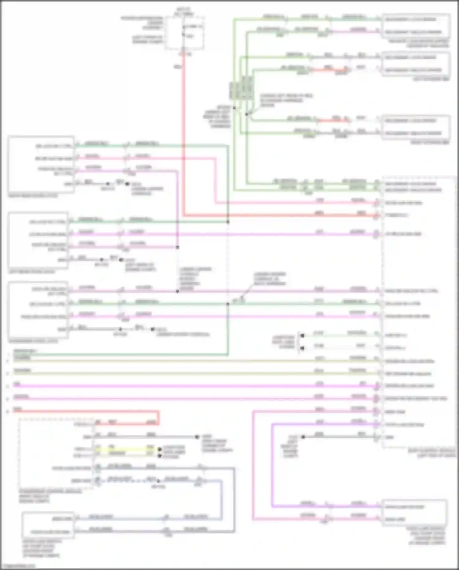 Wiring diagram transmission ctrl output for RAM 1500 IV (2011-2024)