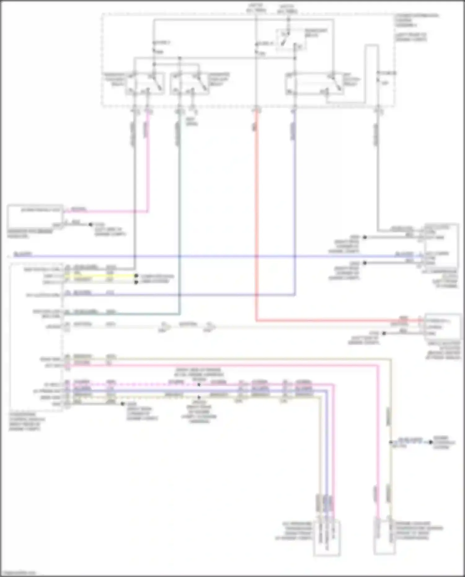 Wiring diagram rad fan low spd ctrl for RAM 1500 IV (2011-2024)