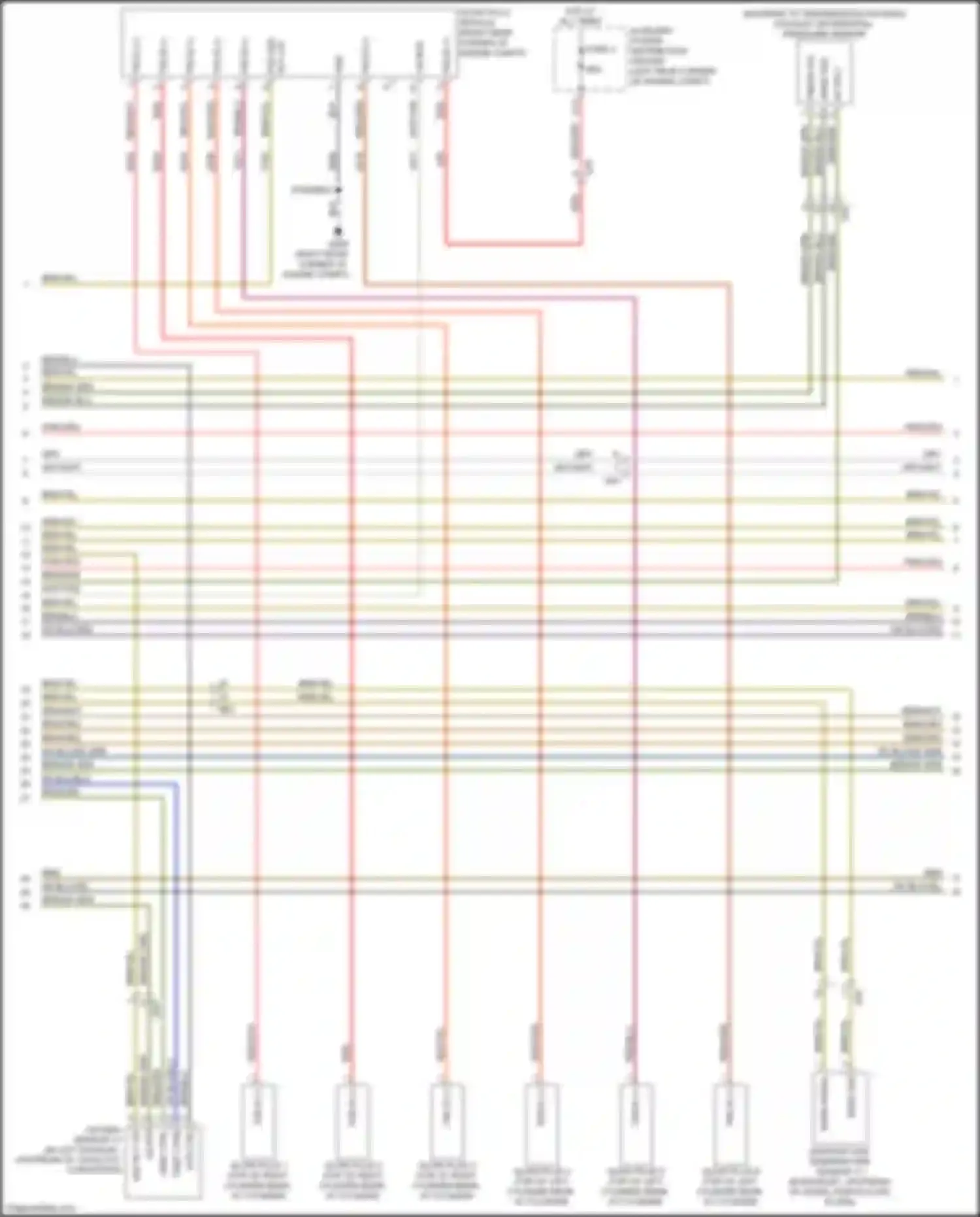 Wiring diagram oxygen sensor 1/1 for RAM 1500 IV (2011-2024)