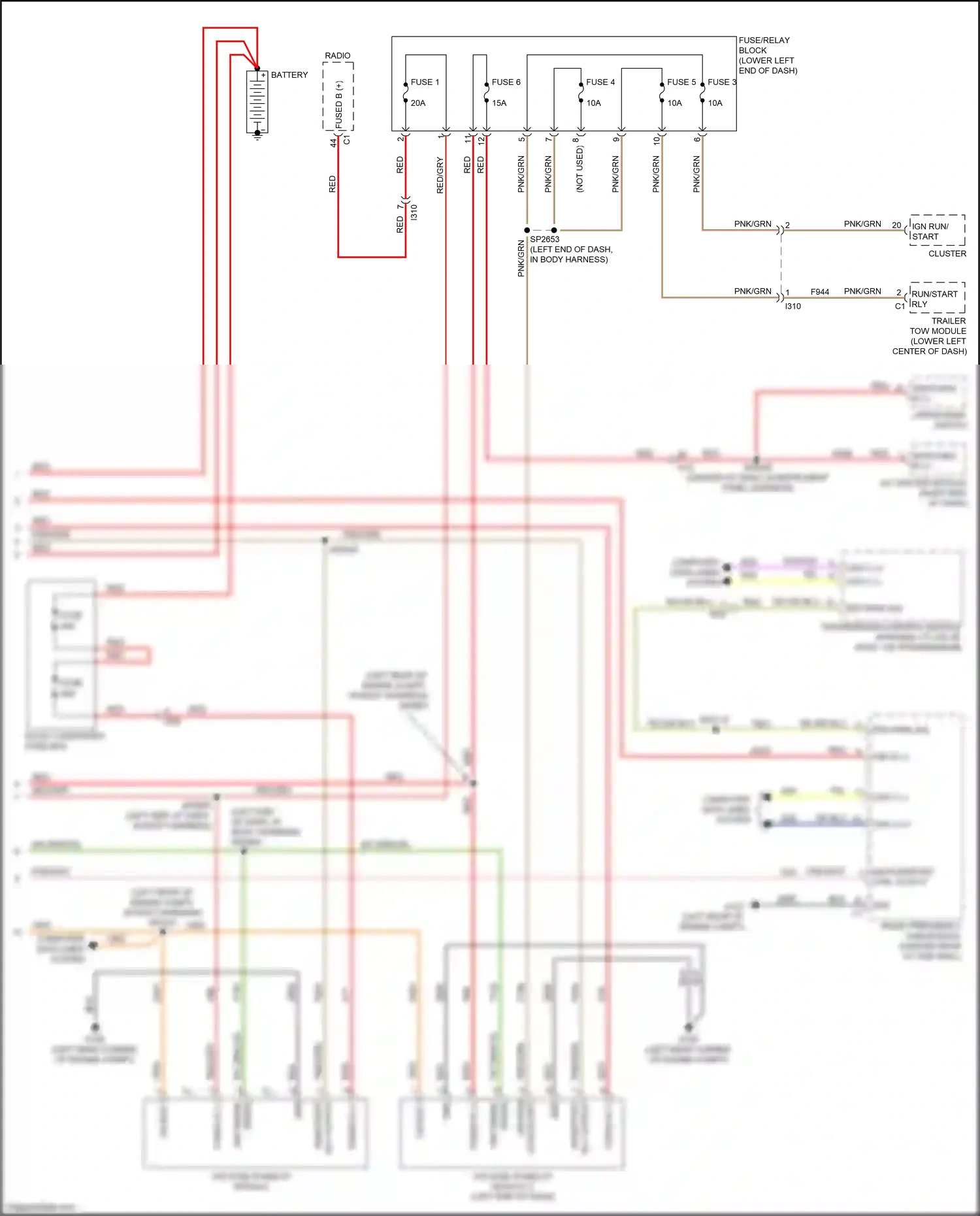 RAM 1500 IV (2011-2024) ign run/start ctrl output wiring diagram  (3 of 5)