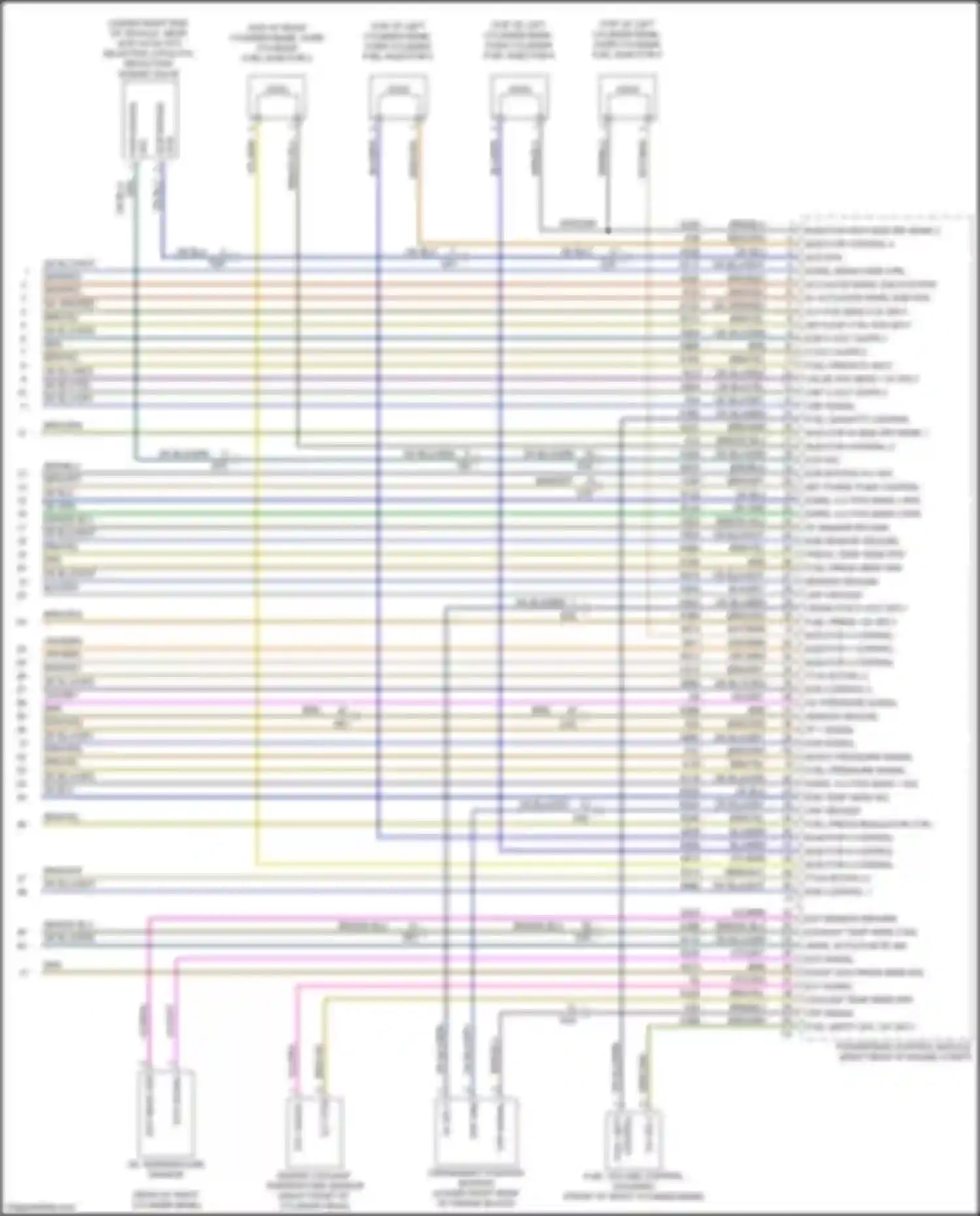 Wiring diagram injector control 2 for RAM 1500 IV (2011-2024) (1 of 1)