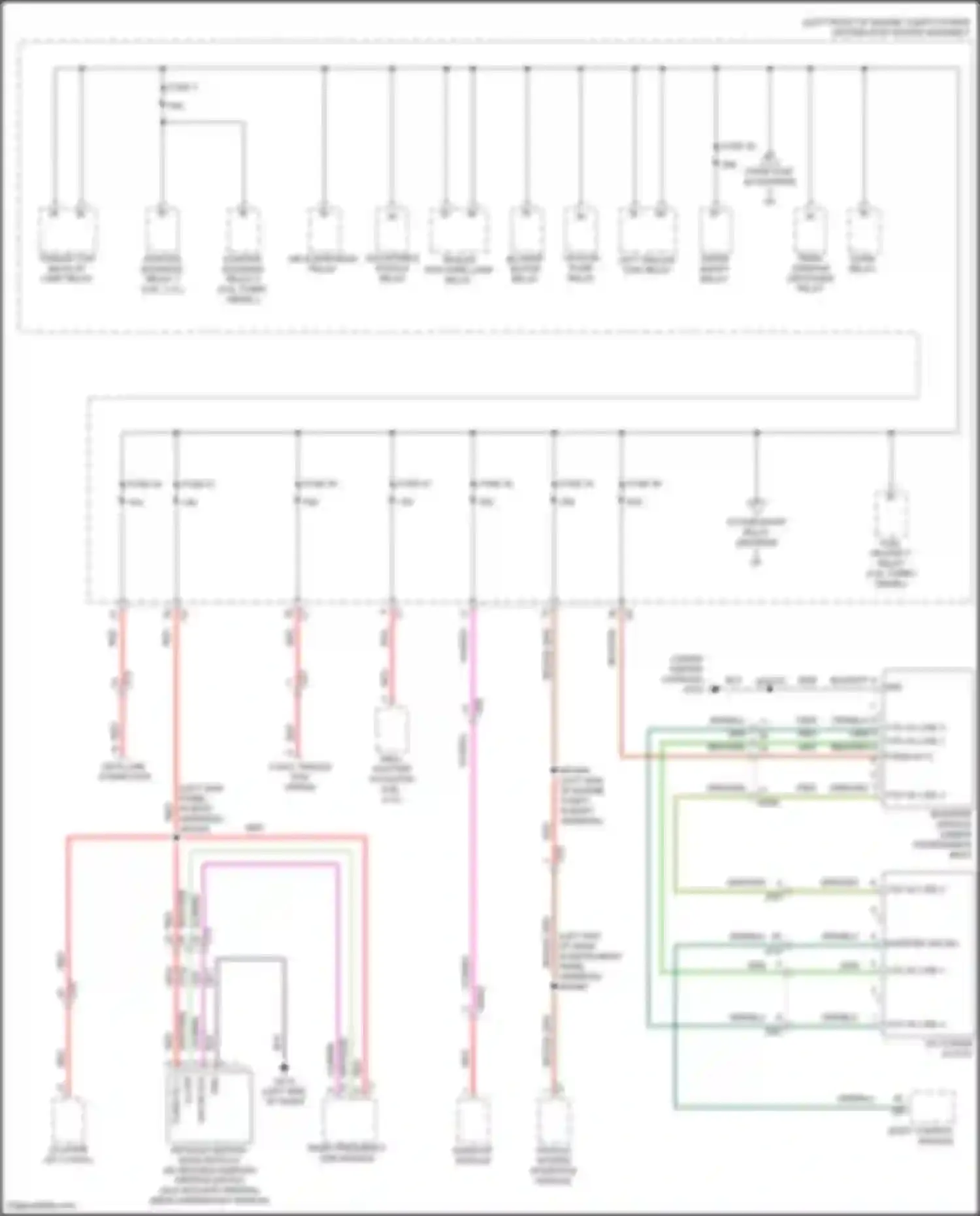 Wiring diagram vehicle system interface module for RAM 1500 IV (2011-2024)