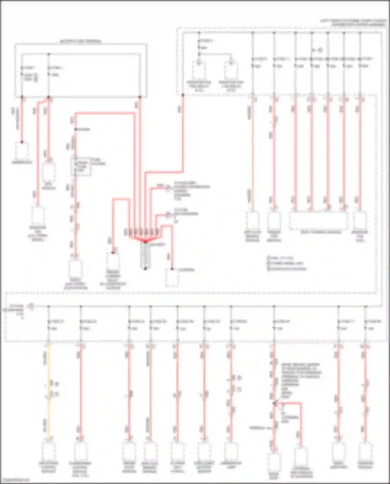 Wiring diagram compass module for RAM 1500 IV (2011-2024)