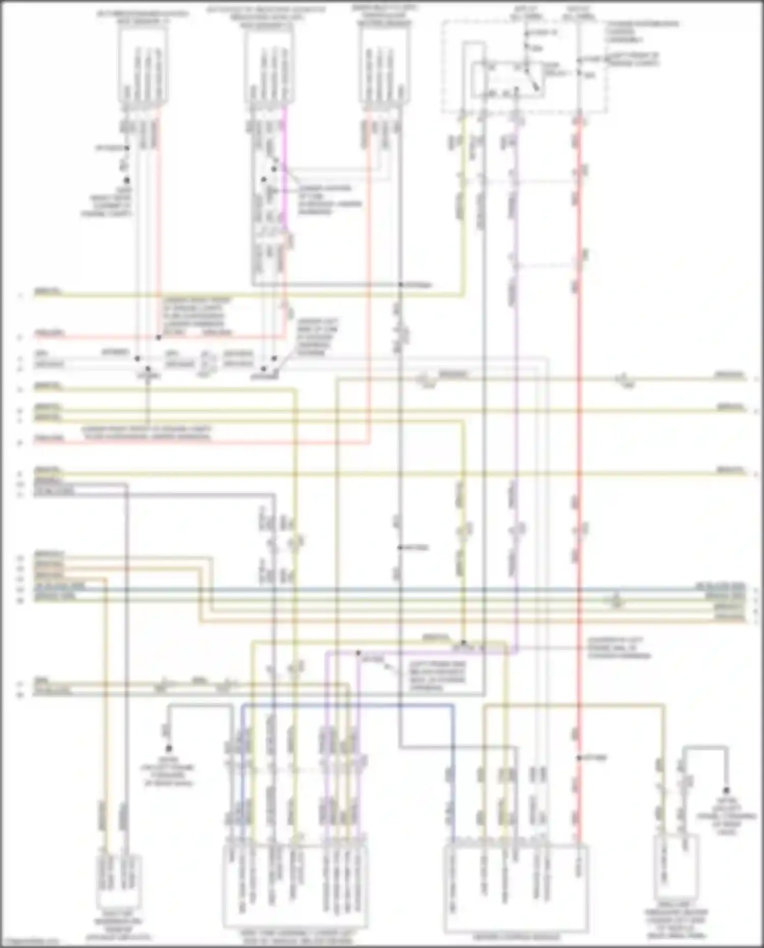 Wiring diagram scr relay 1 for RAM 1500 IV (2011-2024)