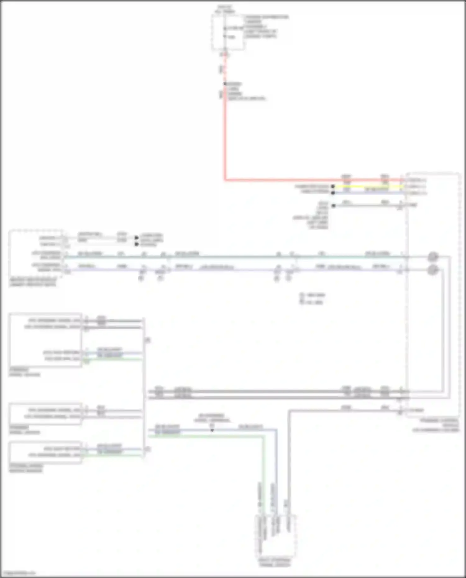 Wiring diagram steering control module for RAM 1500 IV (2011-2024)