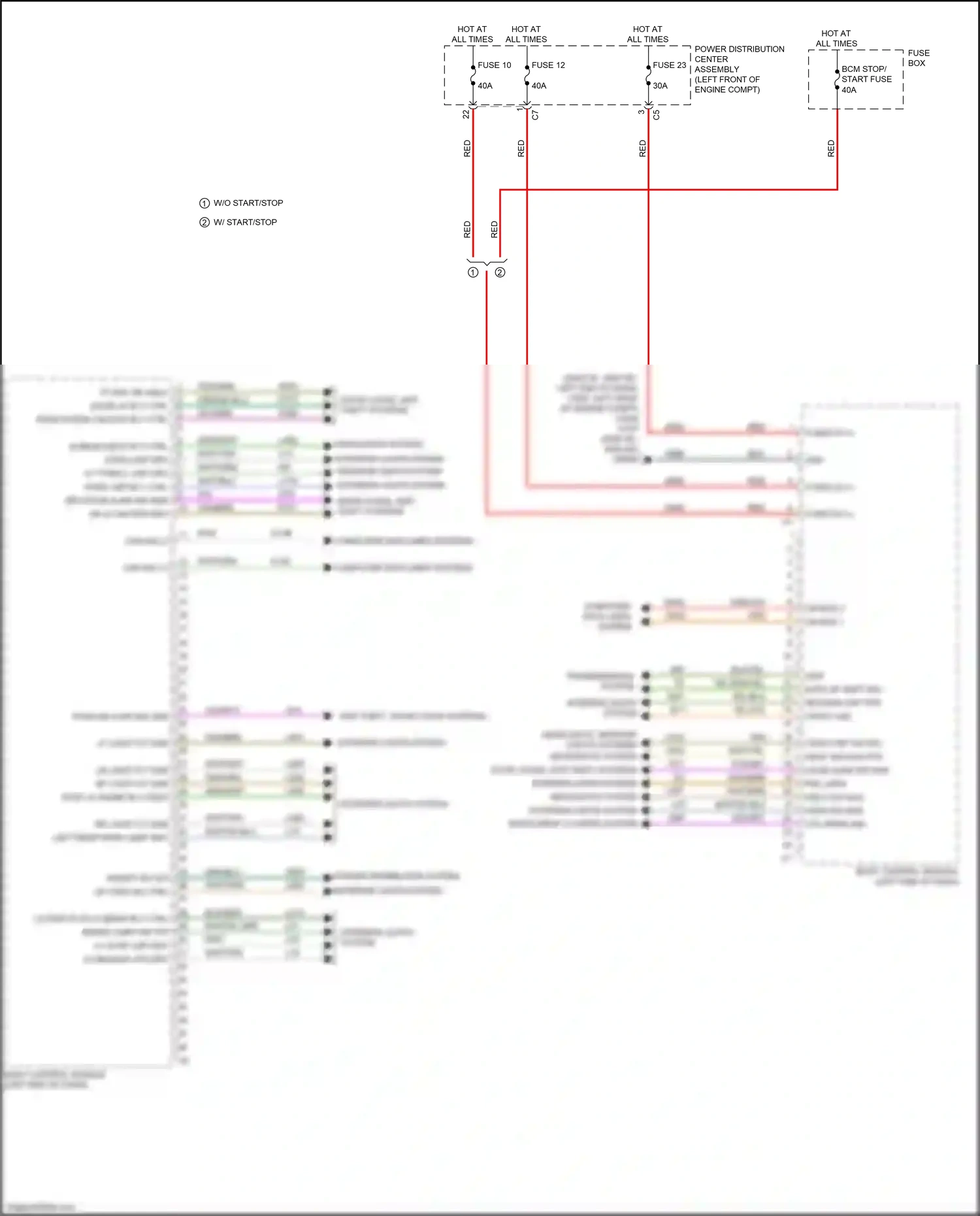 RAM 1500 IV (2011-2024) park lmp rly ctrl wiring diagram  (1 of 1)