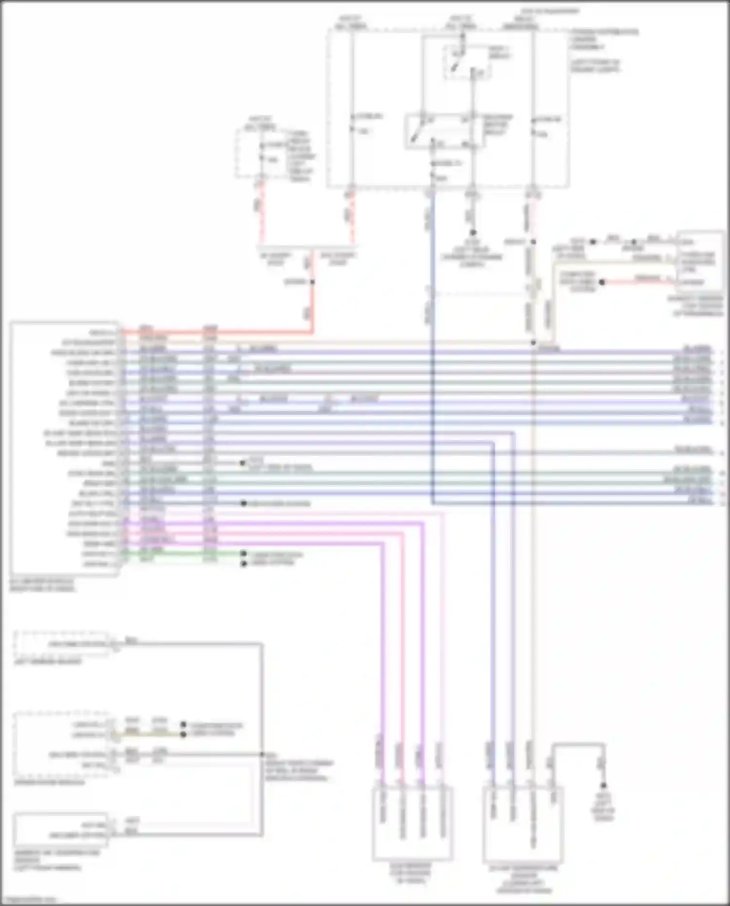Wiring diagram power distribution center assembly for RAM 1500 IV (2011-2024) (51 of 89)