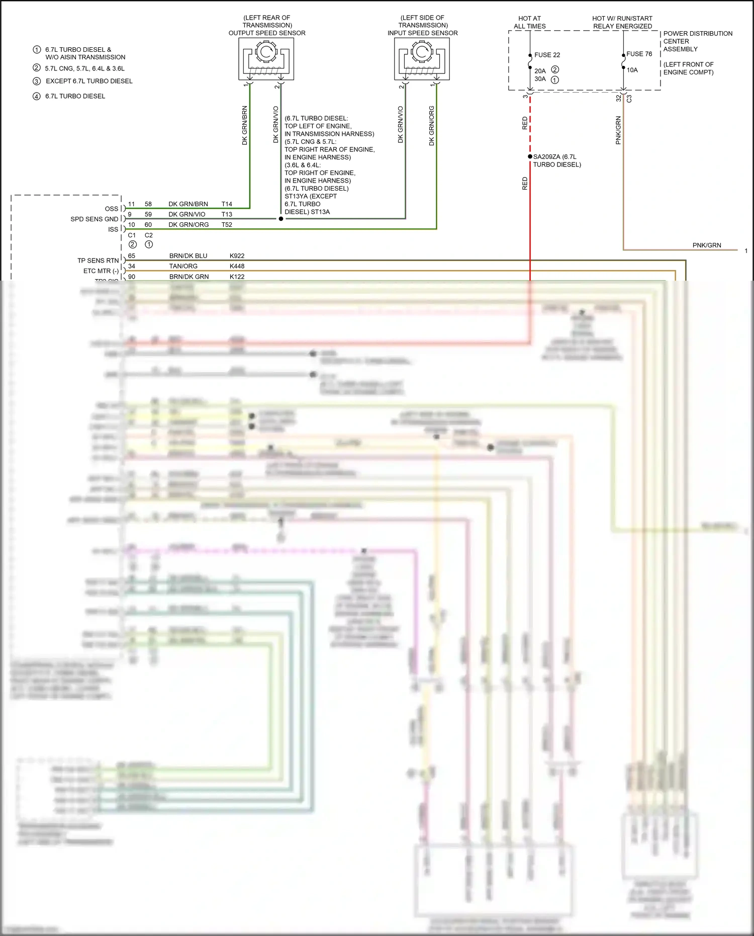 RAM 1500 IV (2011-2024) powertrain control module wiring diagram  (24 of 32)