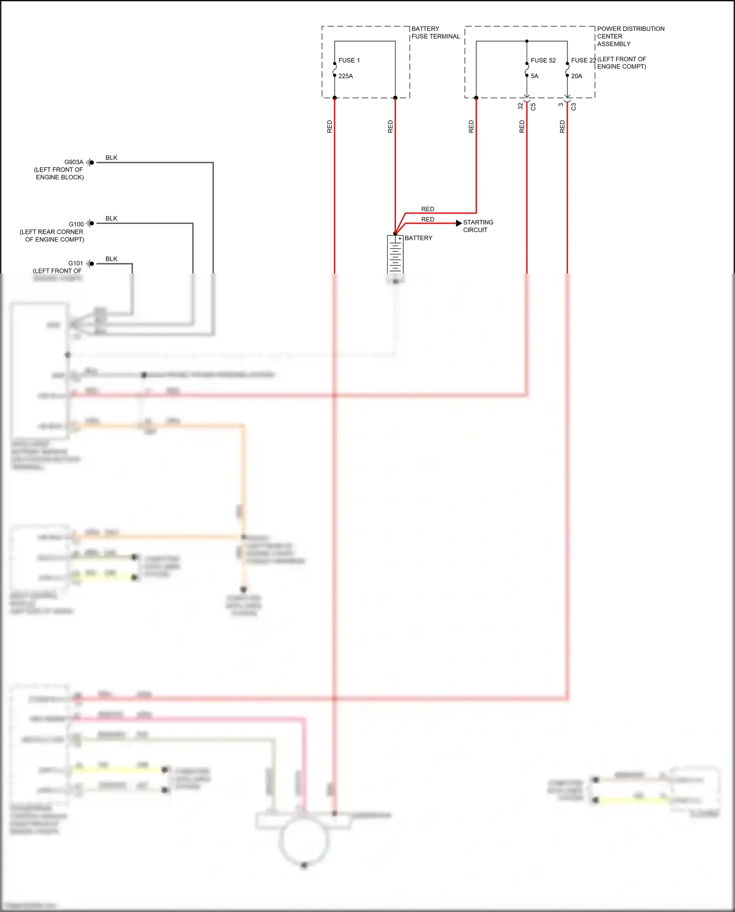 RAM 1500 IV (2011-2024) powertrain control module wiring diagram  (14 of 32)