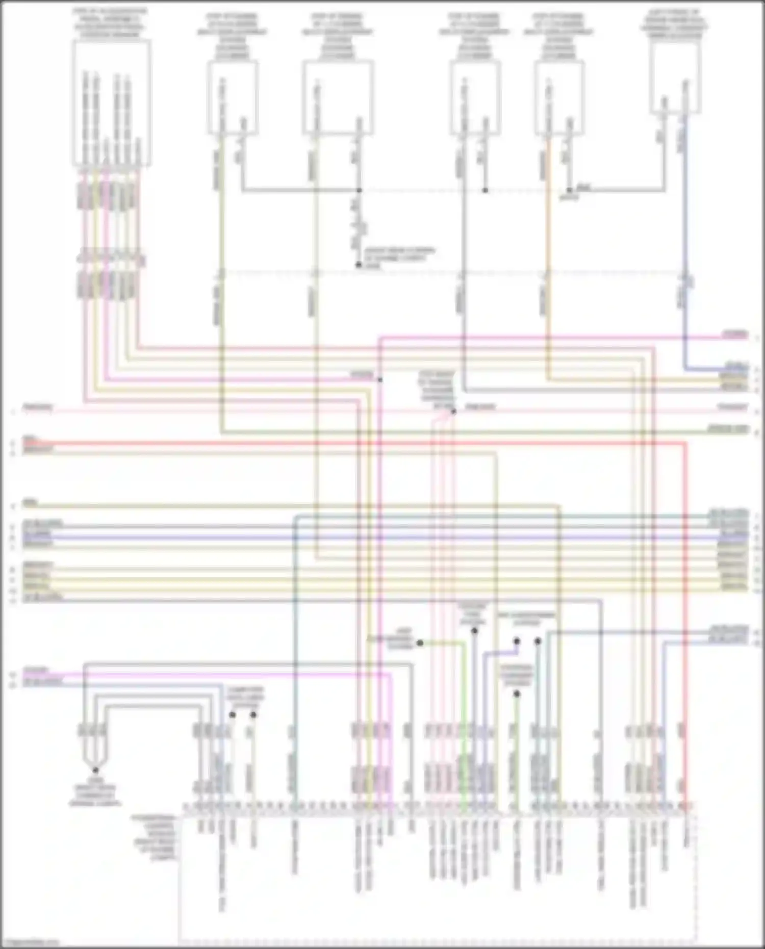 Wiring diagram multi displacement system solenoid cylinder 4 for RAM 1500 IV (2011-2024)