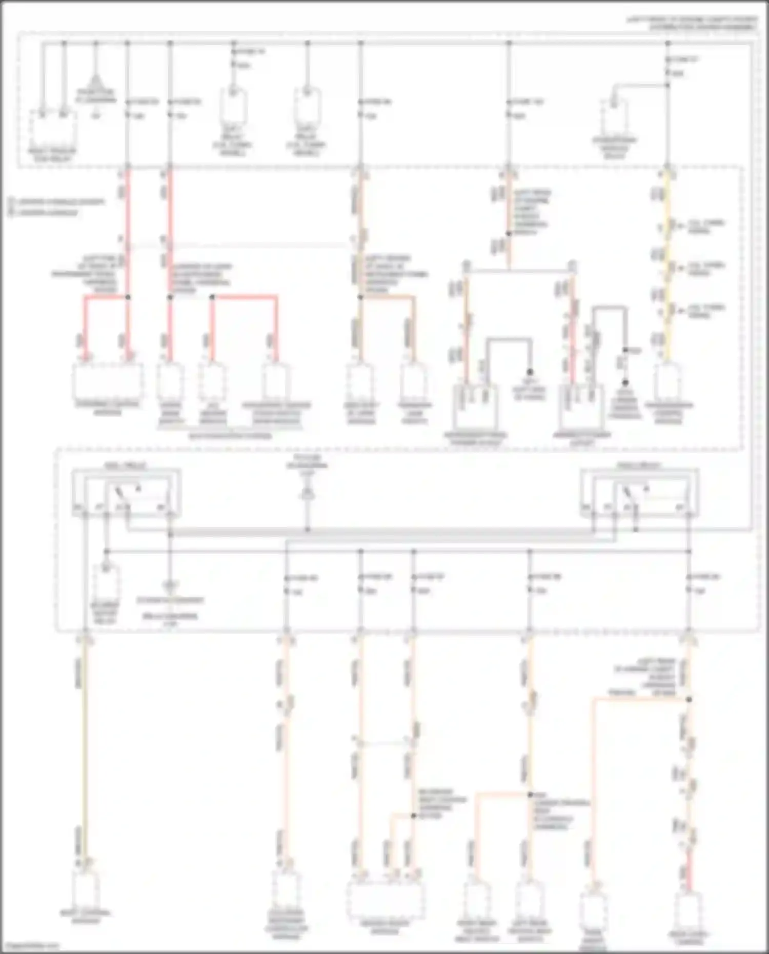 Wiring diagram powertrain module relay for RAM 1500 IV (2011-2024) (2 of 4)