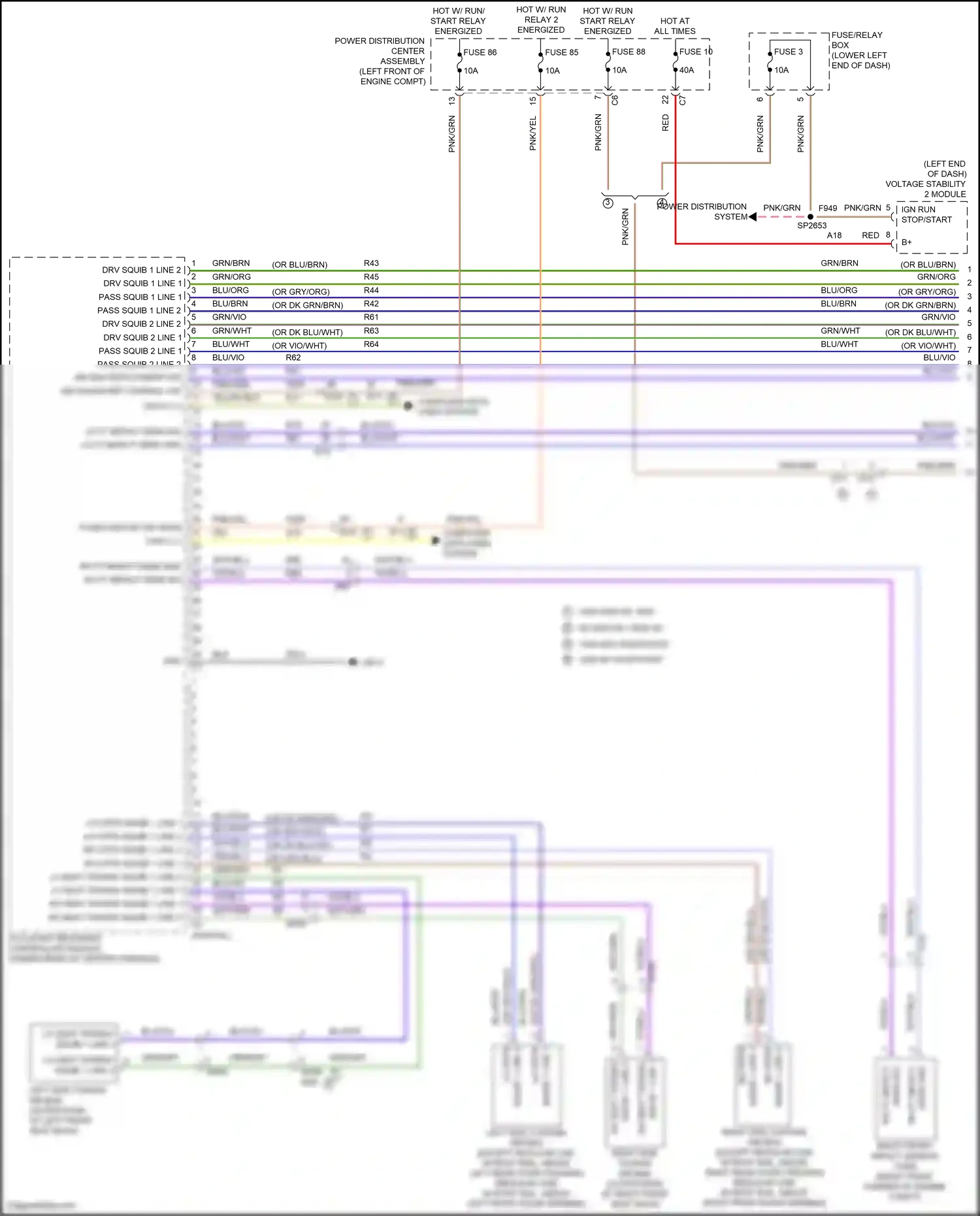 RAM 1500 IV (2011-2024) right front impact sensor wiring diagram  (1 of 1)
