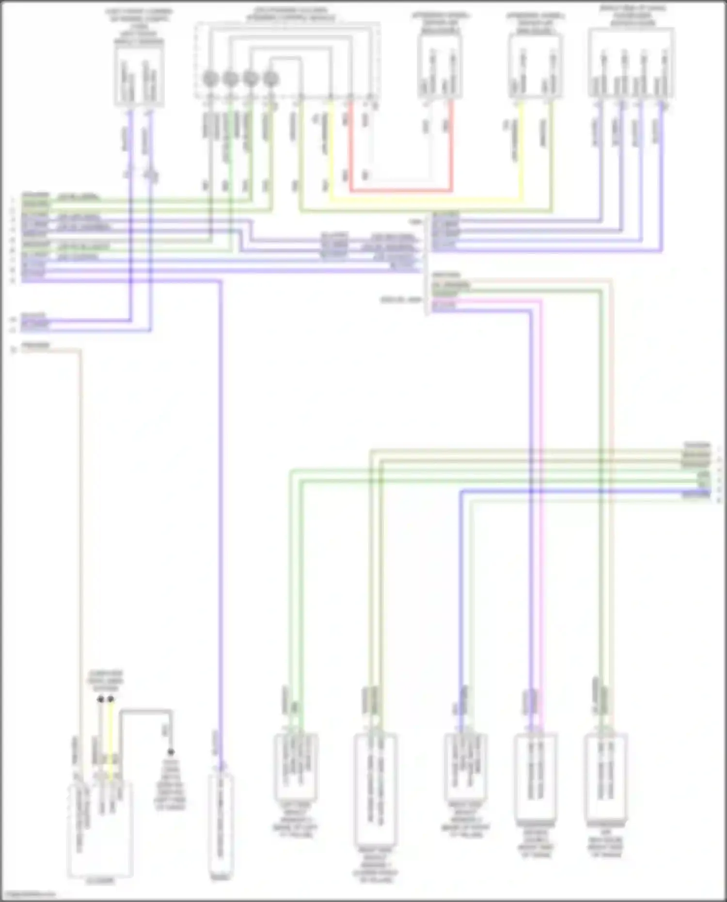 Wiring diagram control o/p for RAM 1500 IV (2011-2024)