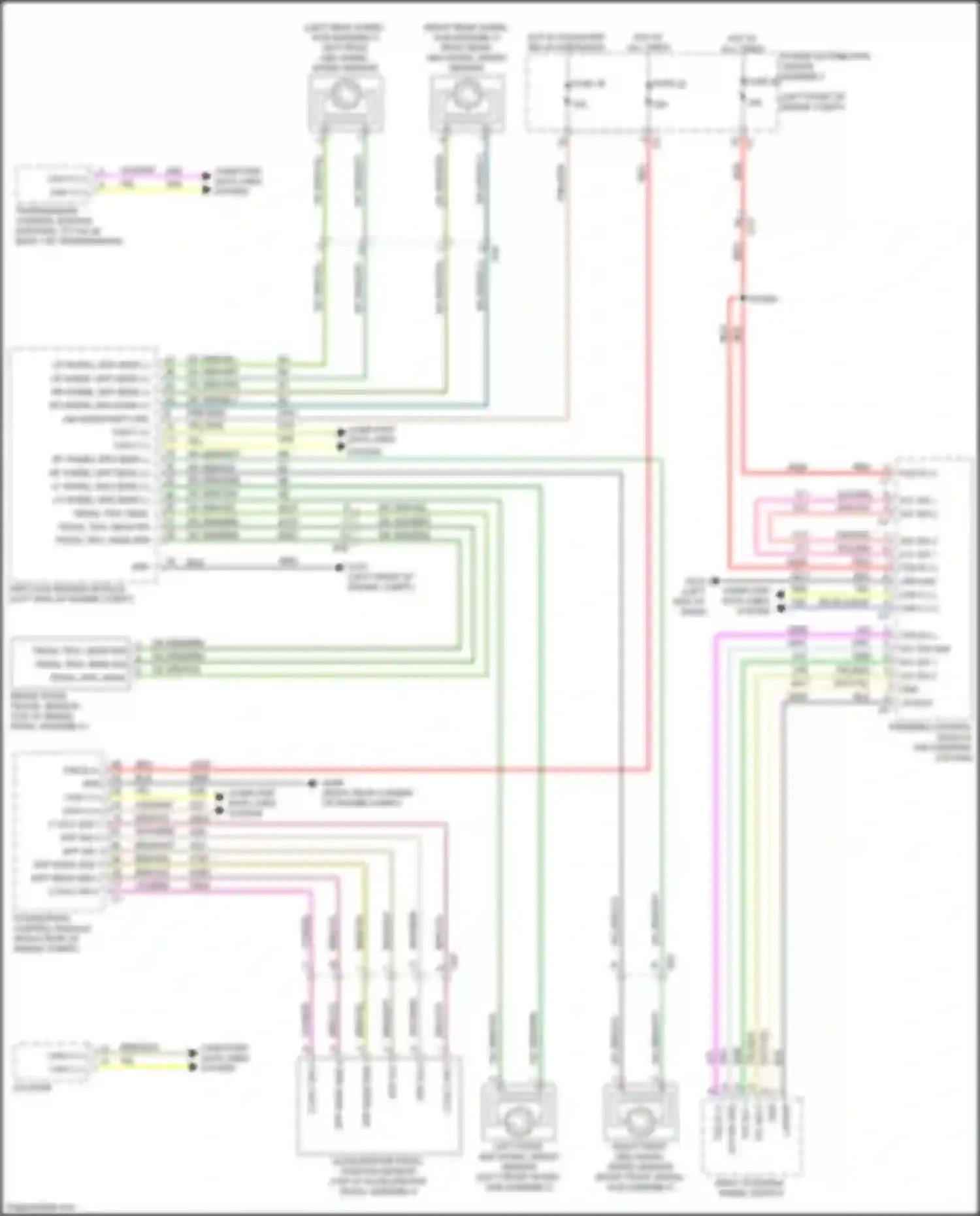 Wiring diagram right steering wheel switch for RAM 1500 IV (2011-2024) (1 of 11)
