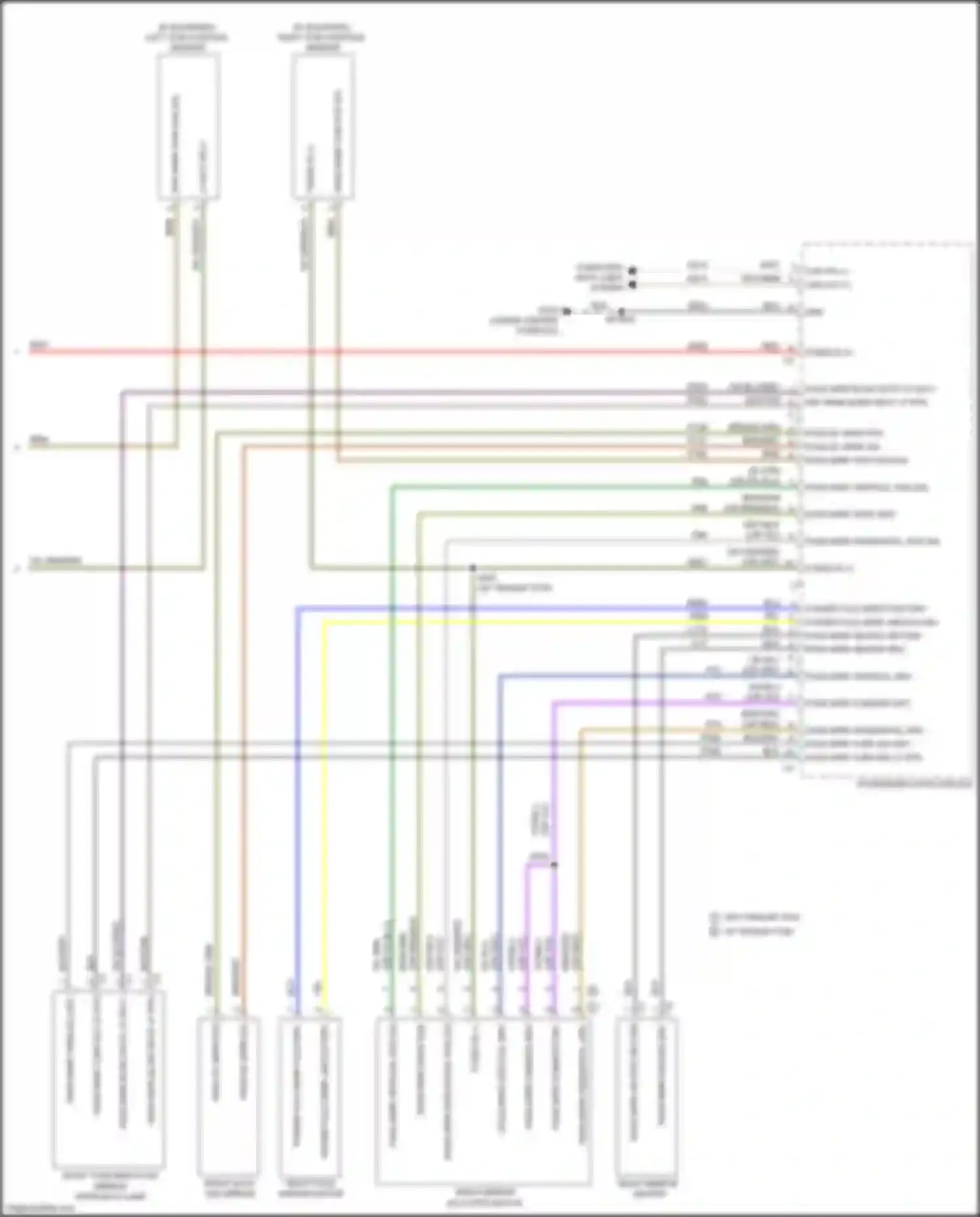 Wiring diagram right turn indicator mirror approach lamp for RAM 1500 IV (2011-2024) (4 of 5)