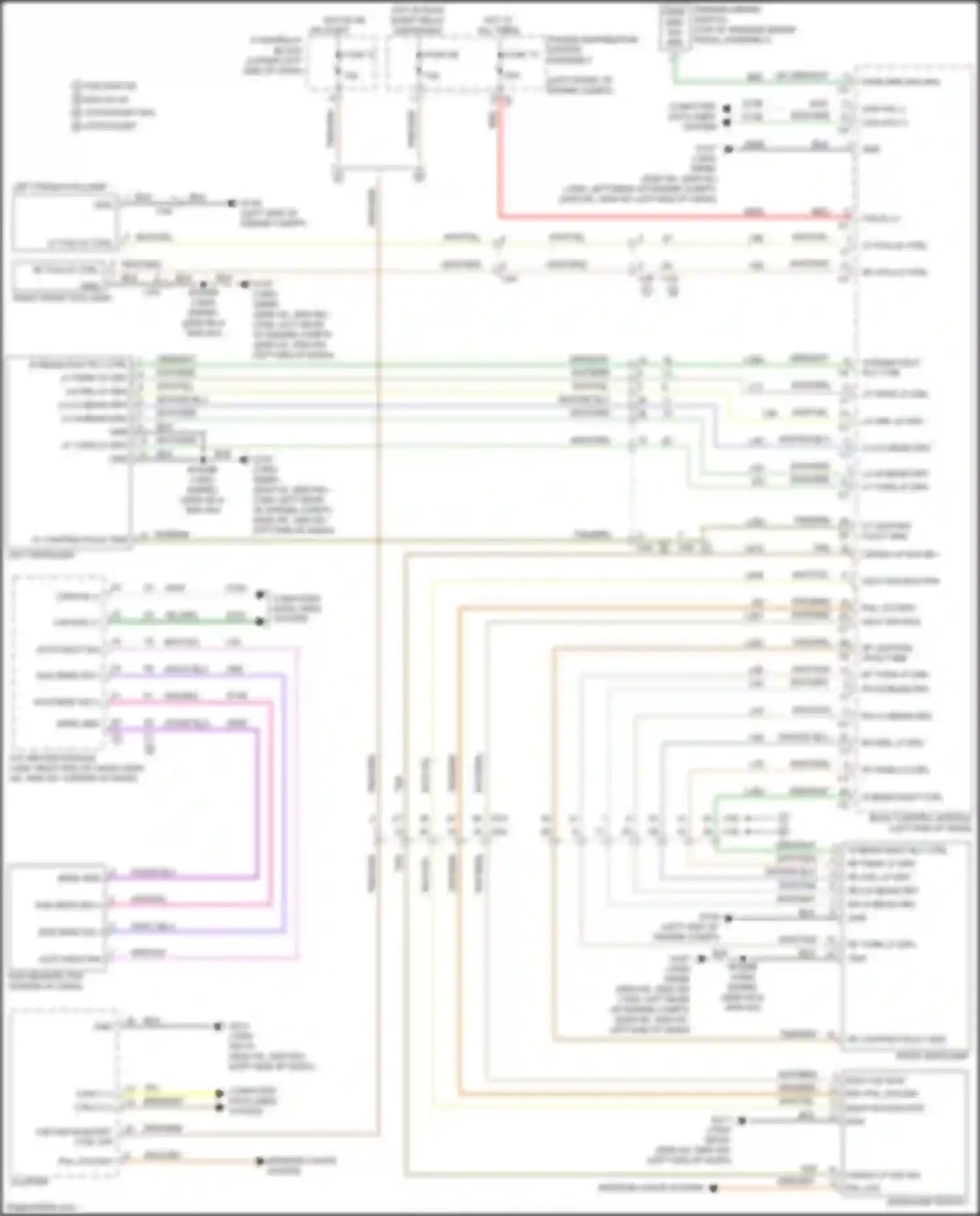 Wiring diagram rf lighting fault sns for RAM 1500 IV (2011-2024)