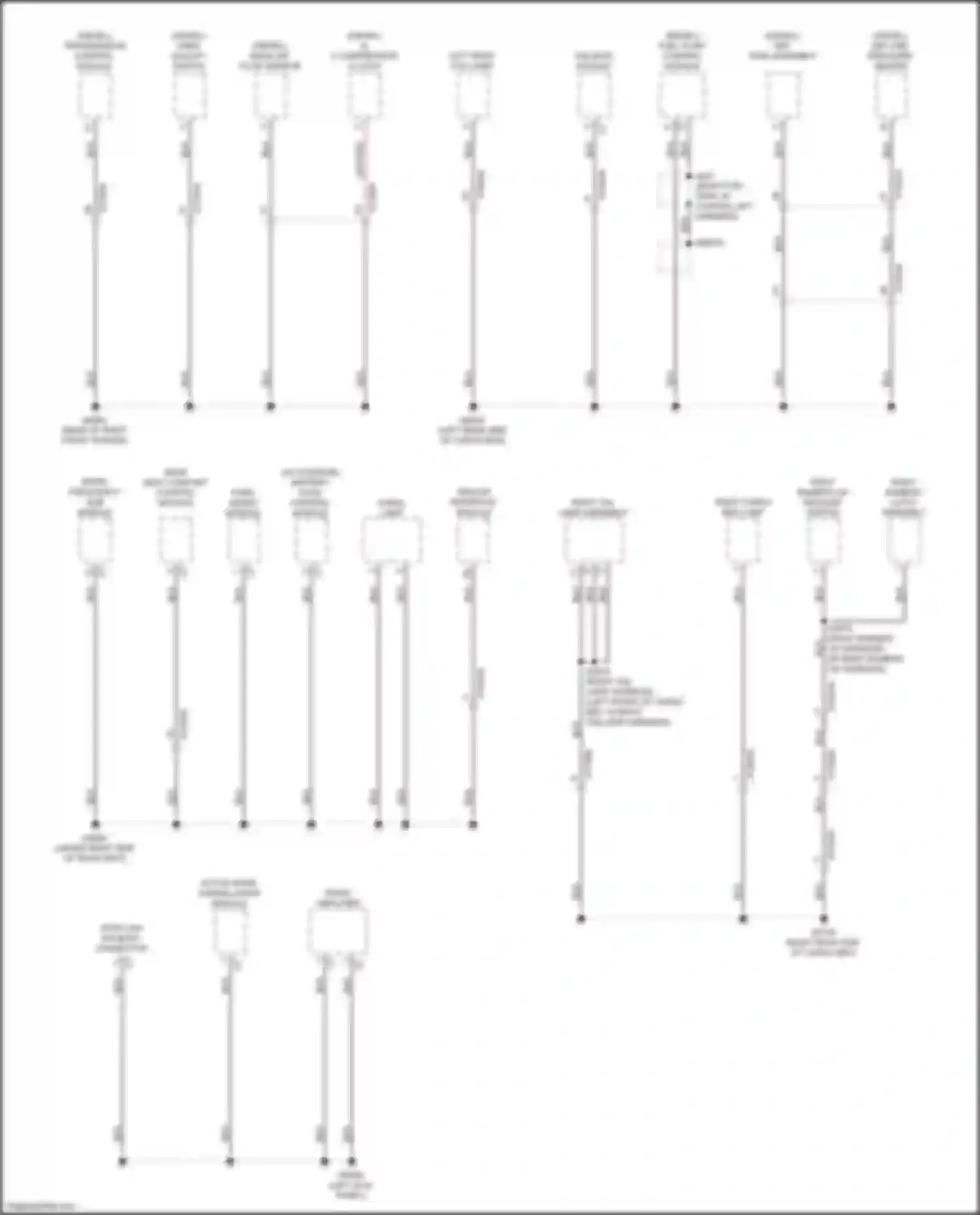 1500 RAM V (2018-2024): Ground distribution circuit (2 of 7)