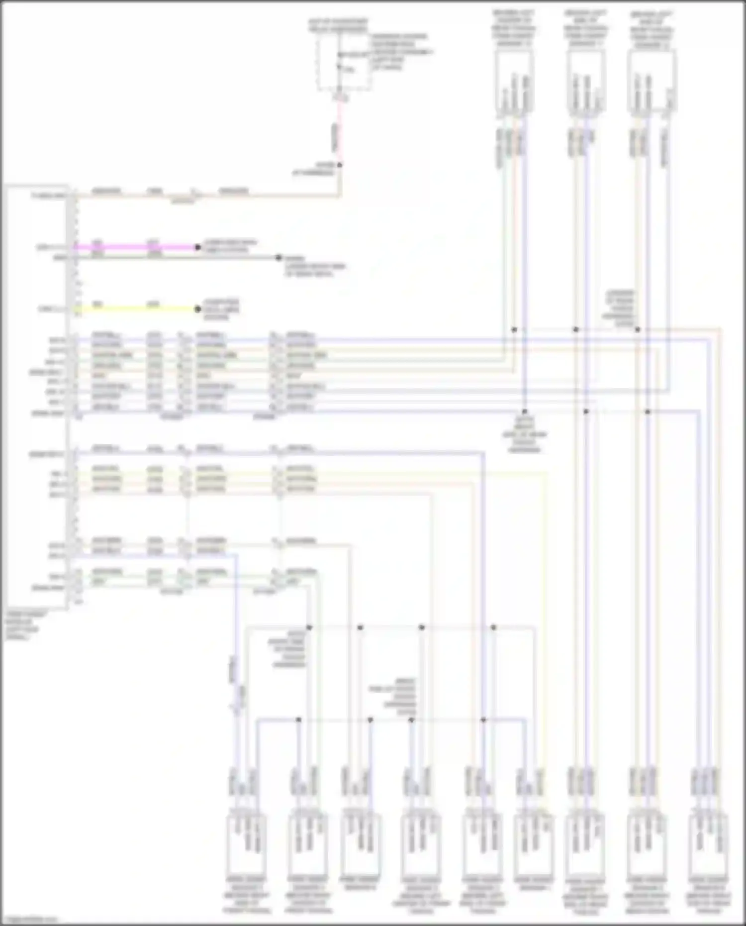 1500 RAM V (2018-2024): Parking assistant circuit