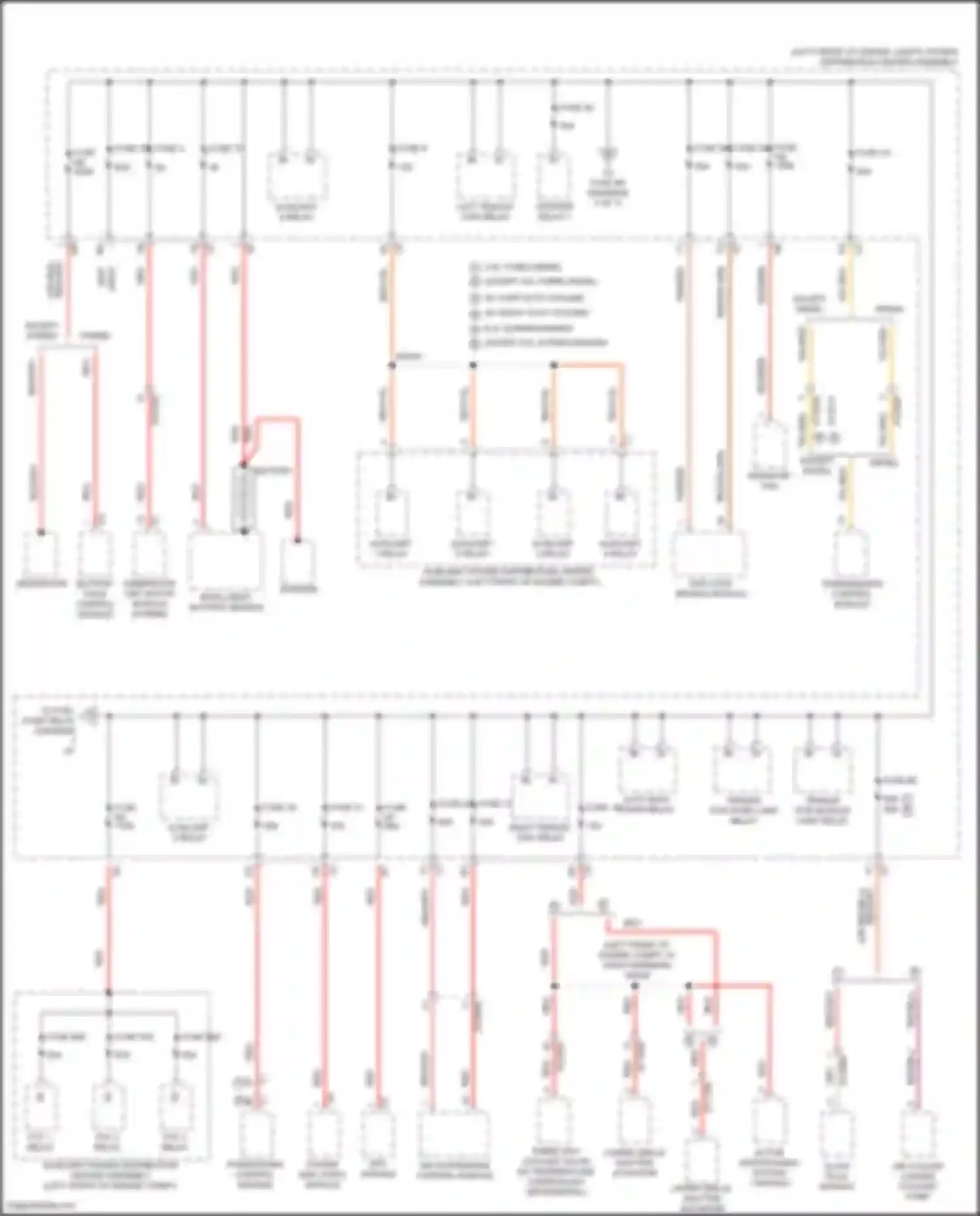 1500 RAM V (2018-2024): Power distribution circuit (1 of 7)