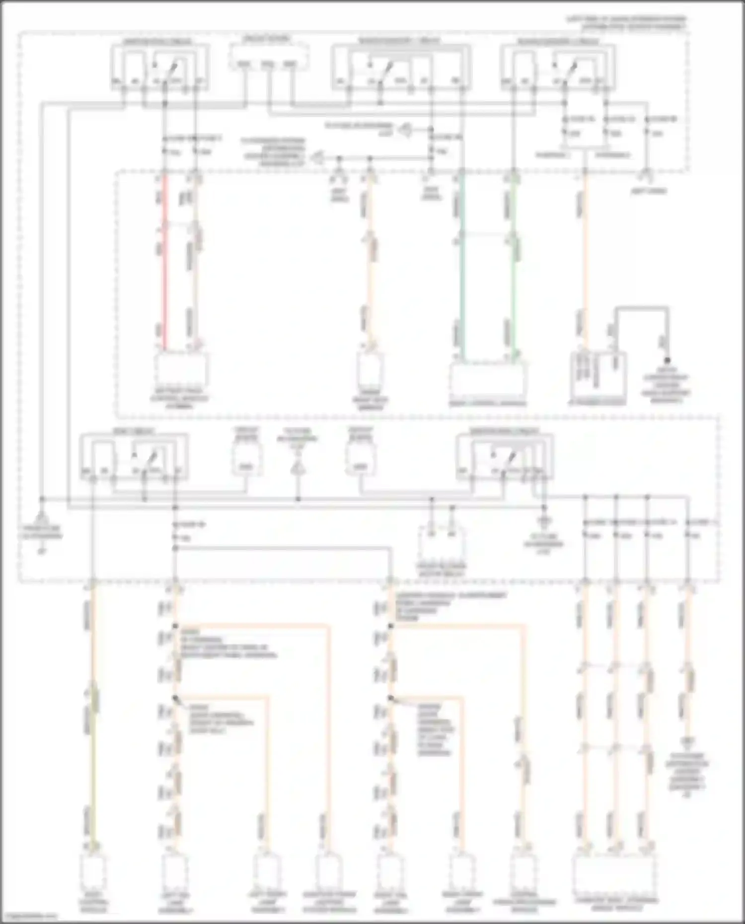 1500 RAM V (2018-2024): Power distribution circuit (2 of 7)